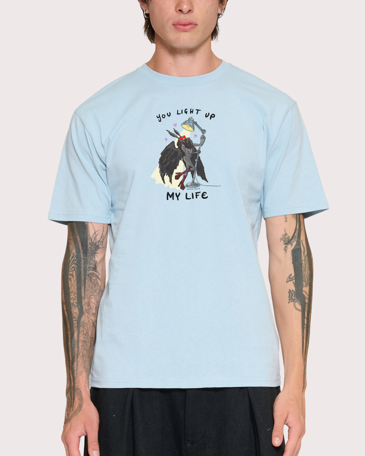 You Light Up My Life Pale Blue T-Shirt