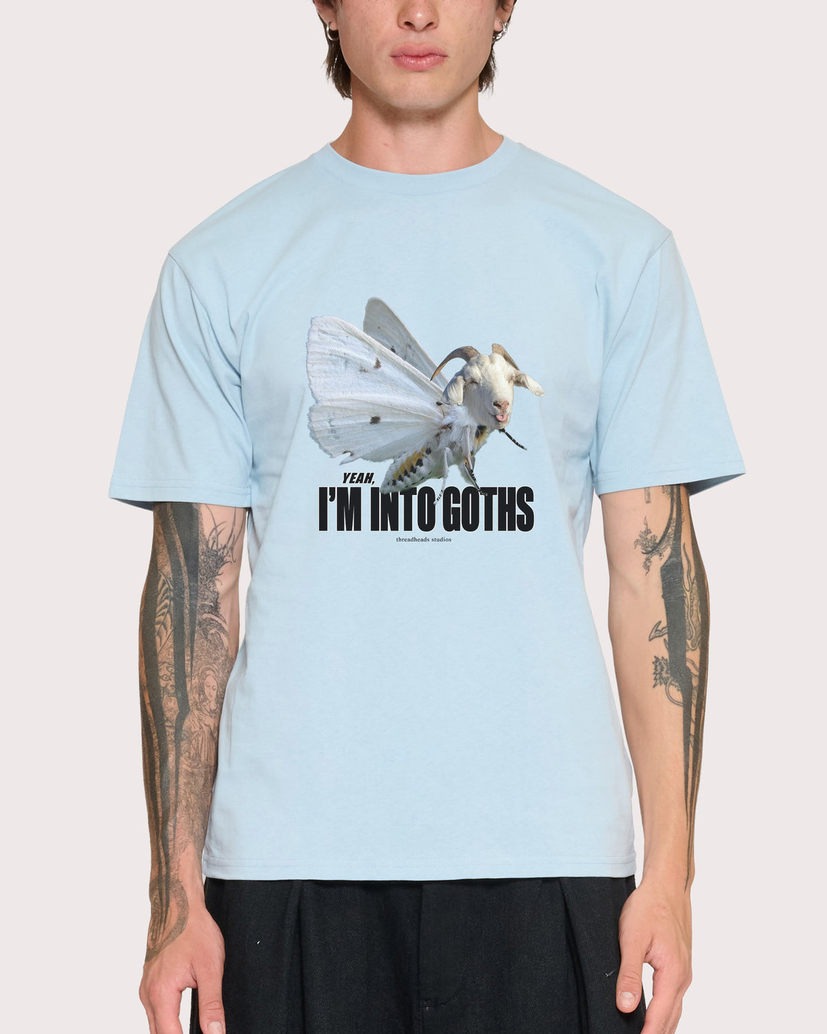I’m Into Goths Pale Blue T-Shirt