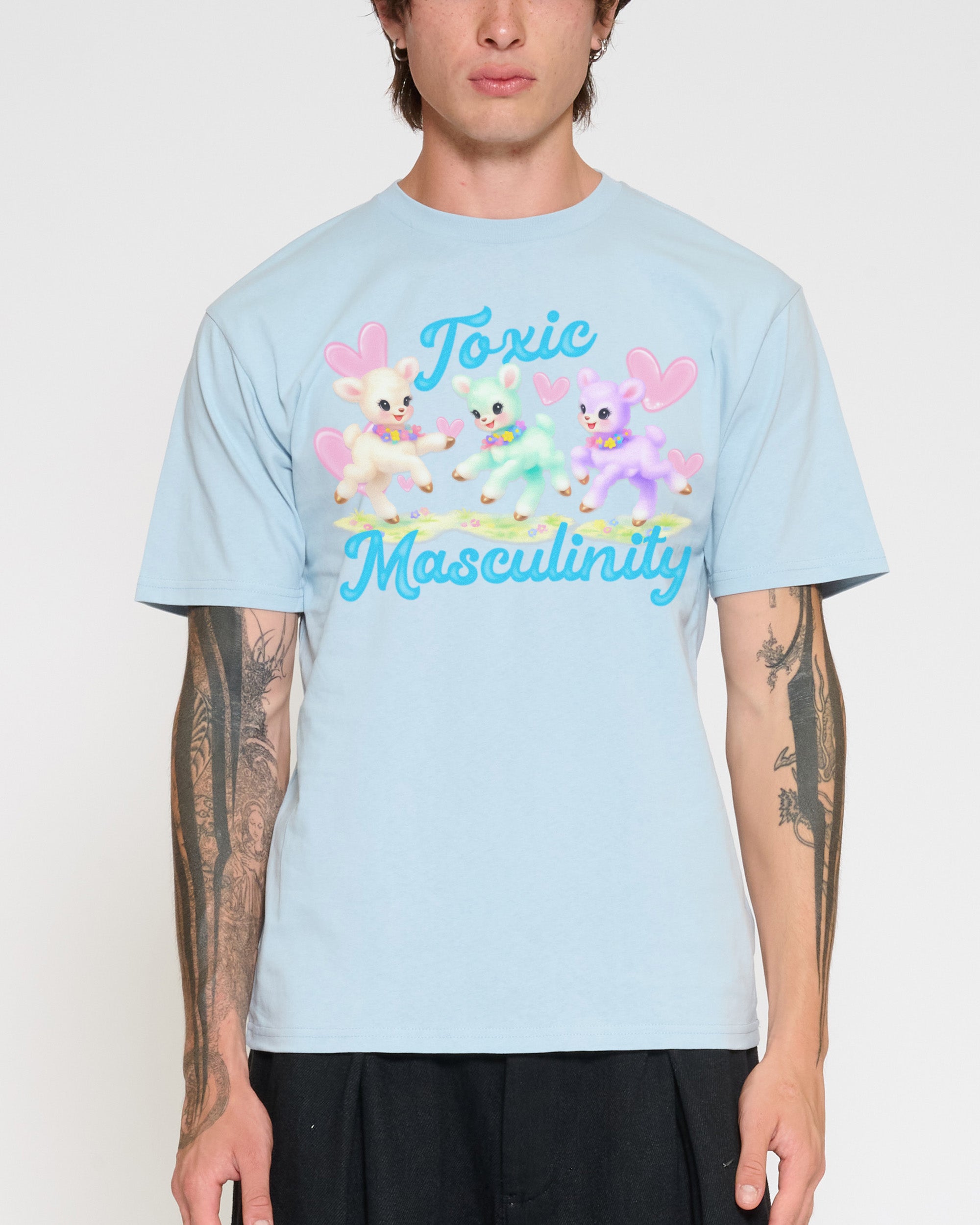 Toxic Masculinity Pale Blue T-Shirt