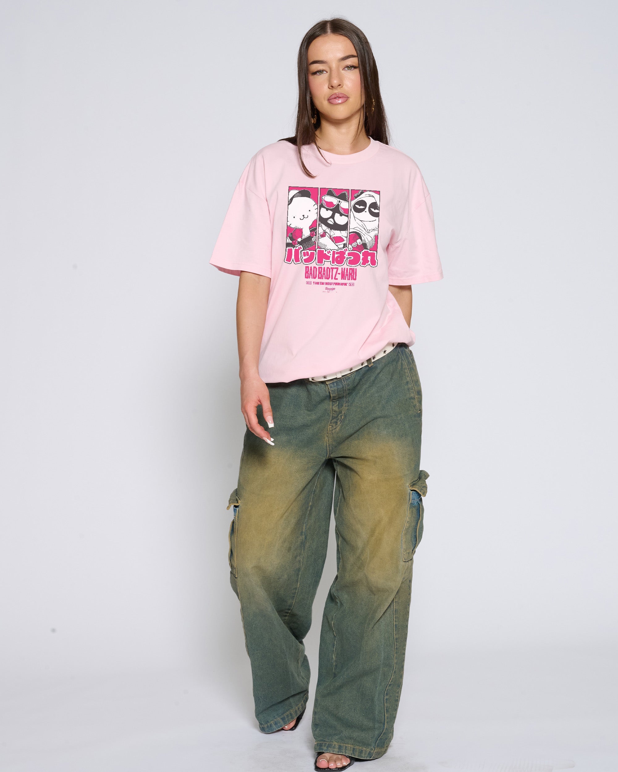 Bad Badtz-Maru Skate T-Shirt Official Hello Kitty and Friends collab Threadheads