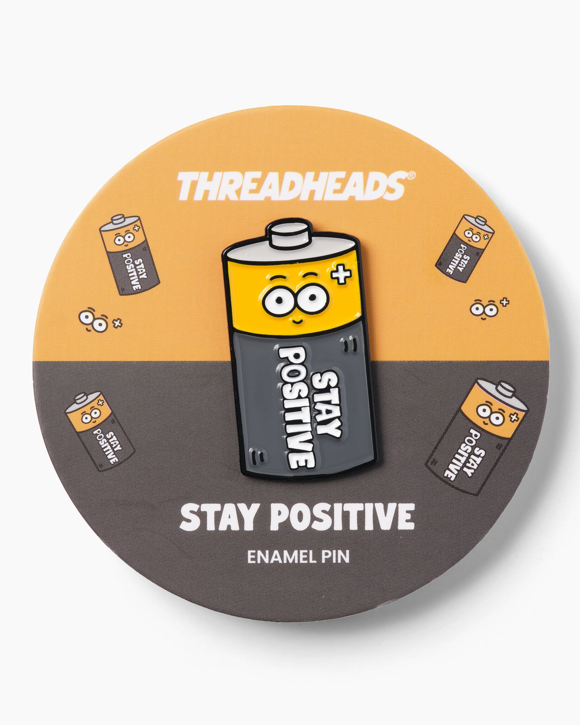 Stay Positive Enamel Pin Australia Online