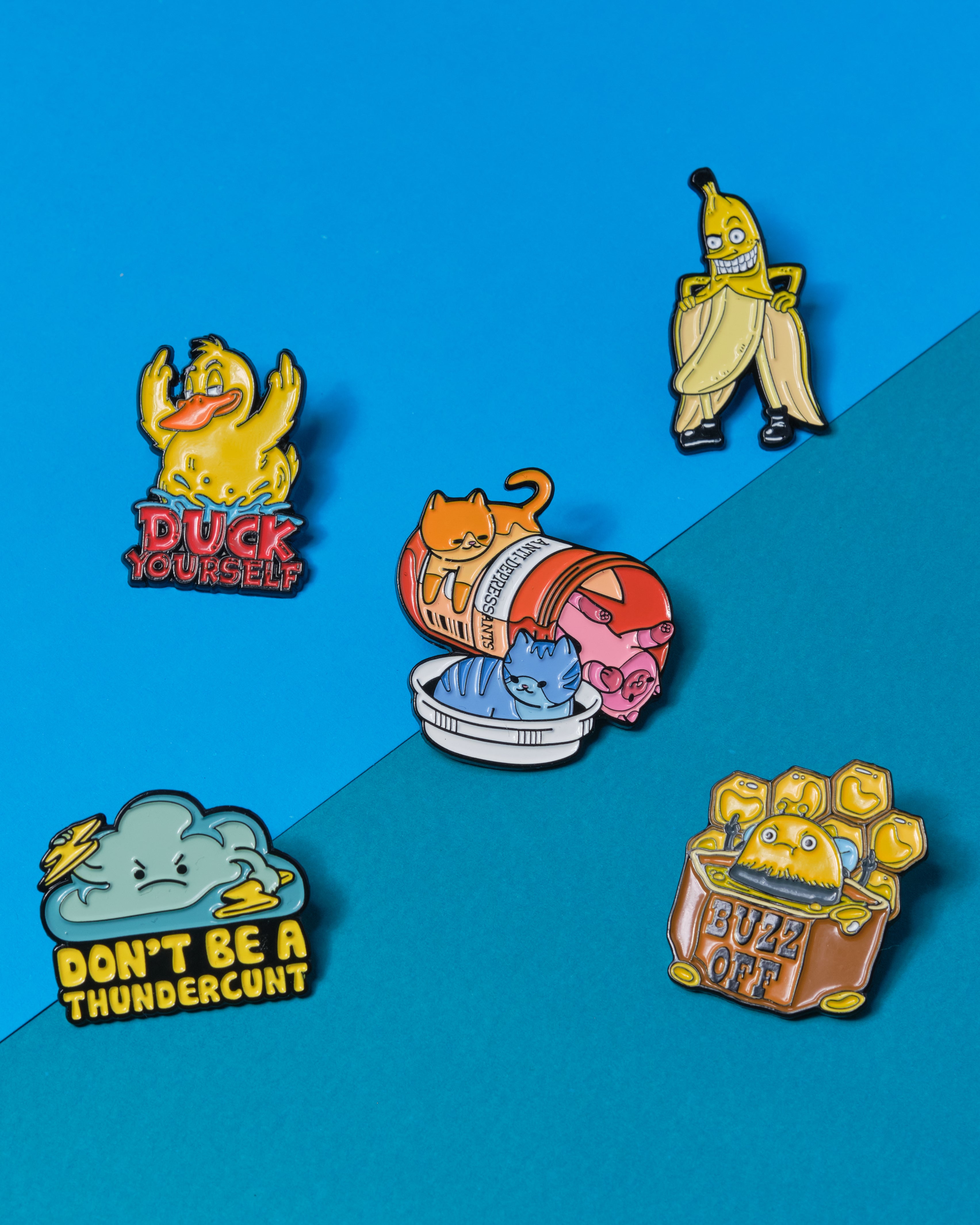 Thundercunt Enamel Pin | Threadheads Exclusive