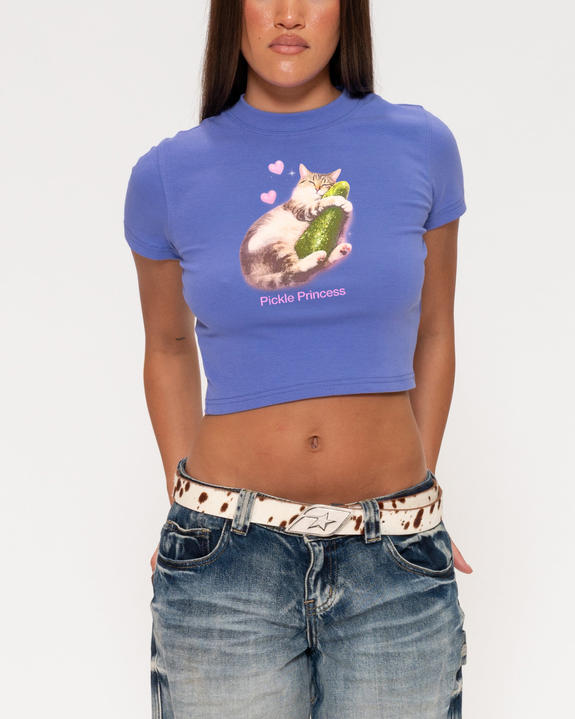 Pickle Princess Purple Baby Tee