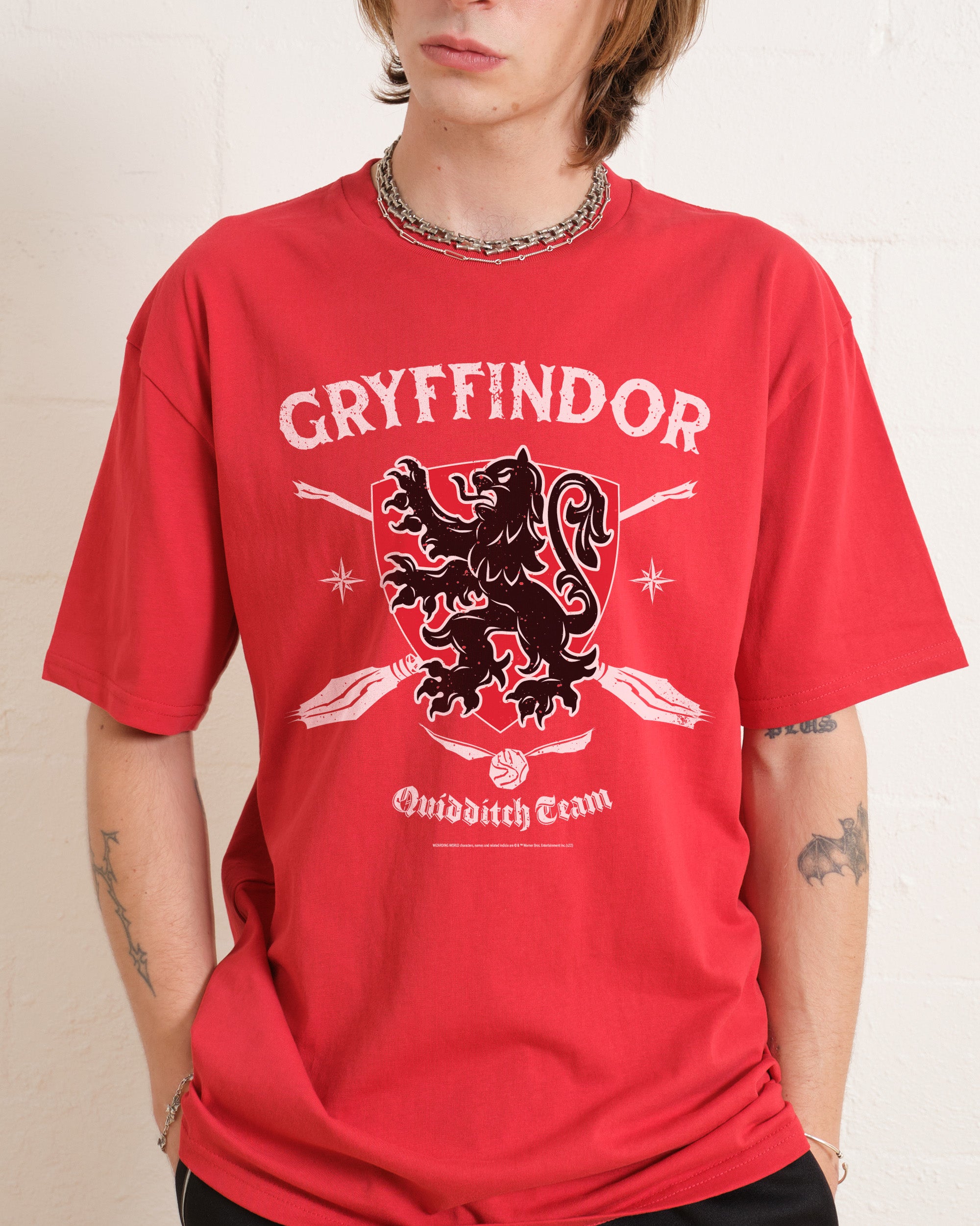 Harry Potter top Shirt Gryffindor Quidditch Size Medium