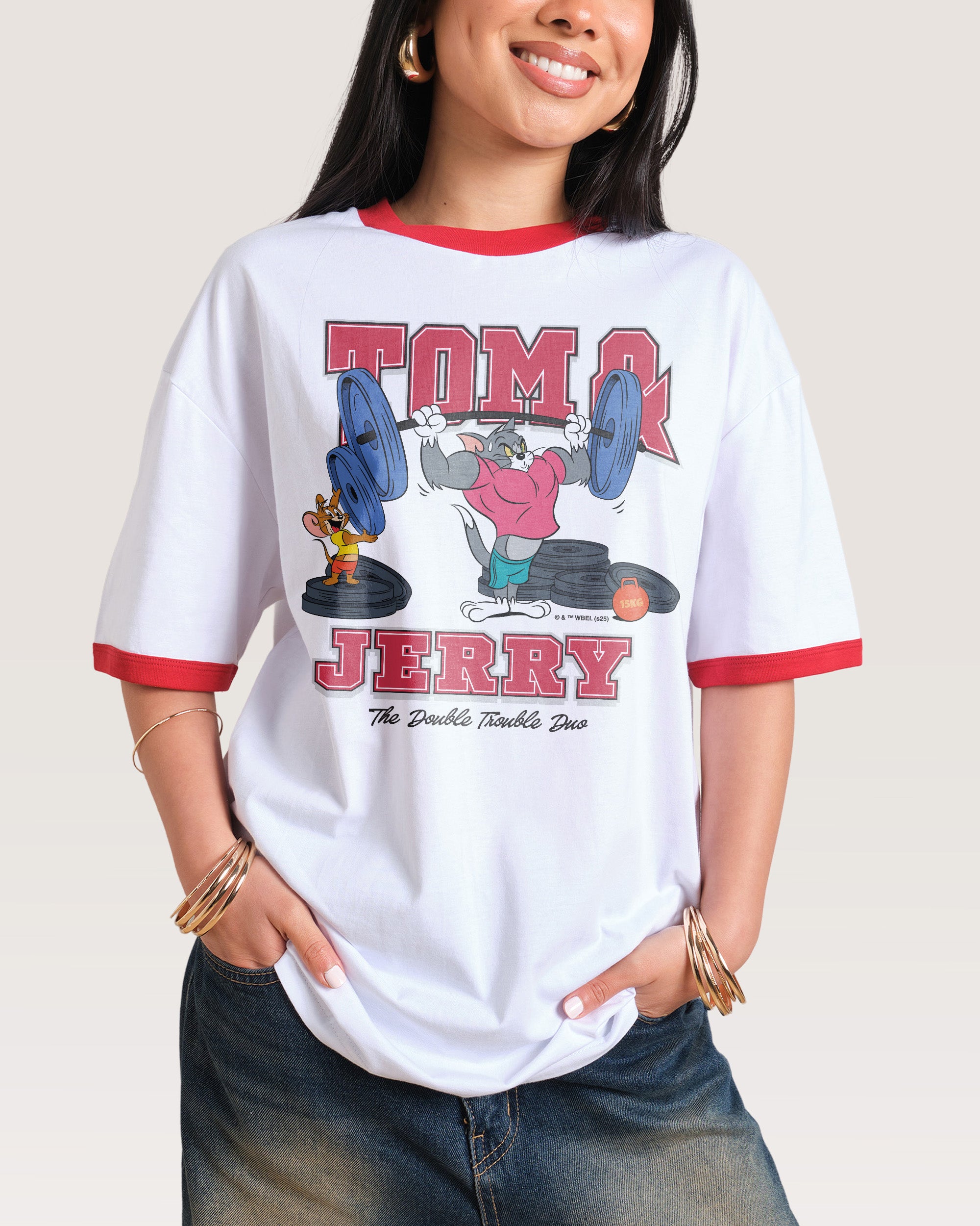 The Double Trouble Duo Red Ringer T-Shirt