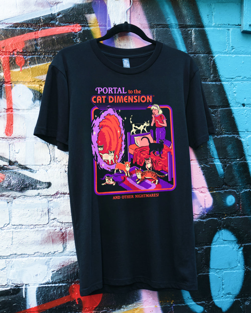 The Cat Dimension T Shirt Official Steven Rhodes Merch Threadheads