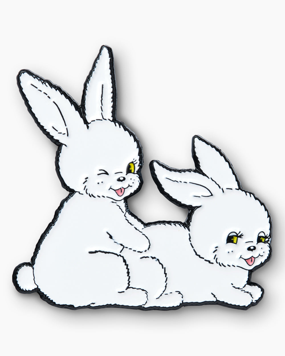 Shagging Bunnies Enamel Pin | Threadheads Exclusive