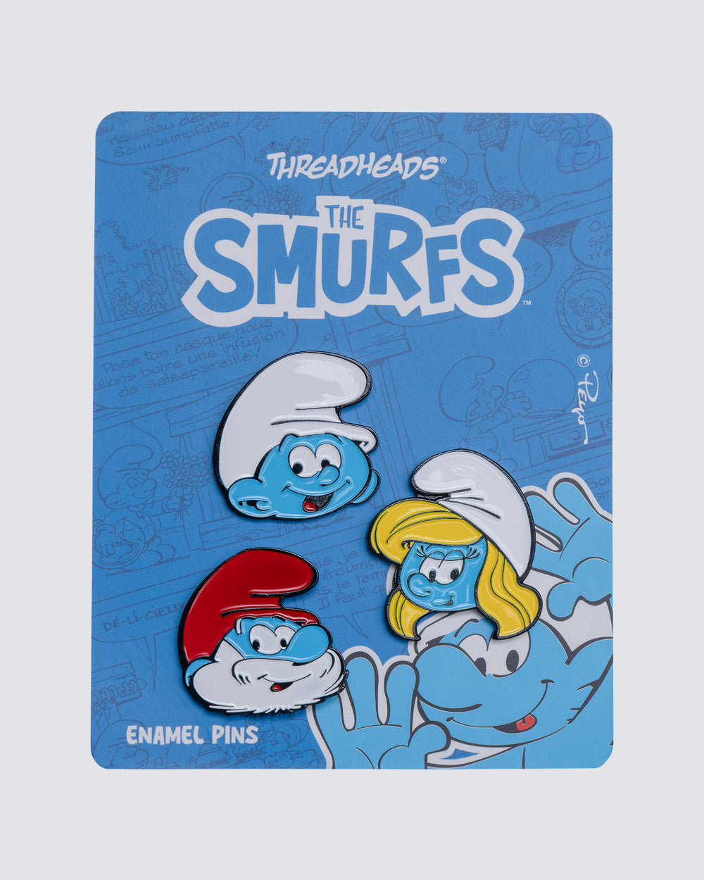 Smurf Characters Enamel Pin Set Official Smurfs Merch smurf-characters-enamel-pin-set-official-smurfs-merch