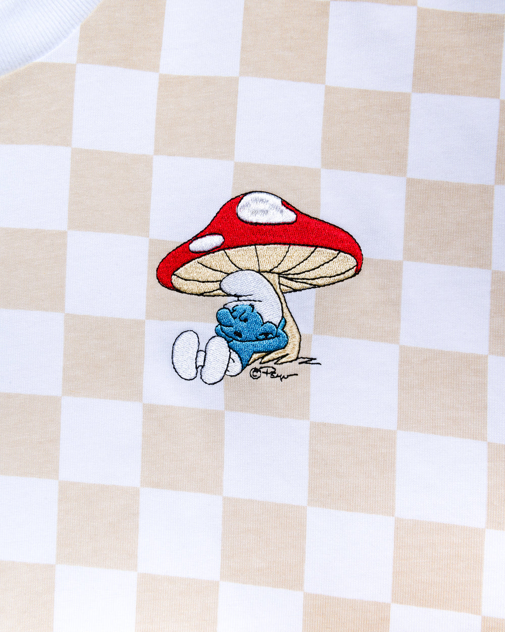 Smurf Check Oversized Tee