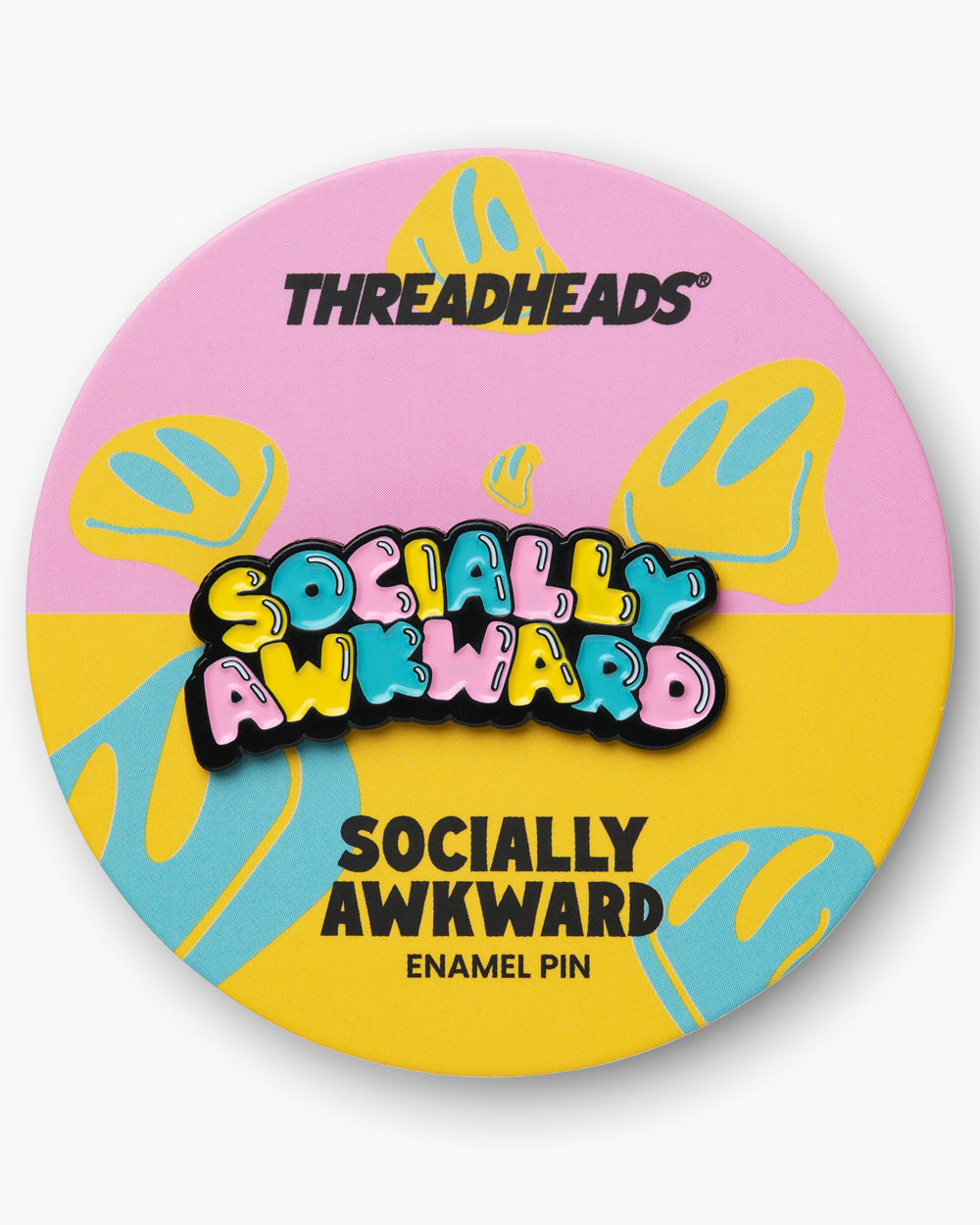 Socially Awkward Enamel Pin | Threadheads Exclusive