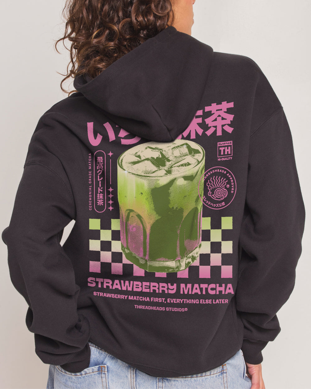 Strawberry Matcha Hoodie Threadheads Australia Online