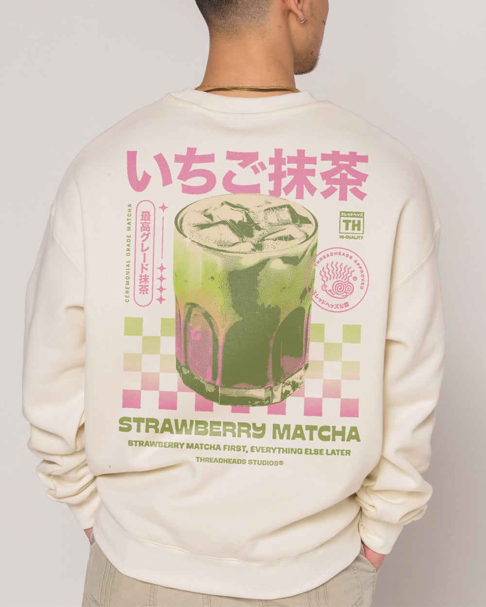 Strawberry Matcha Sweatshirt Threadheads Australia Online