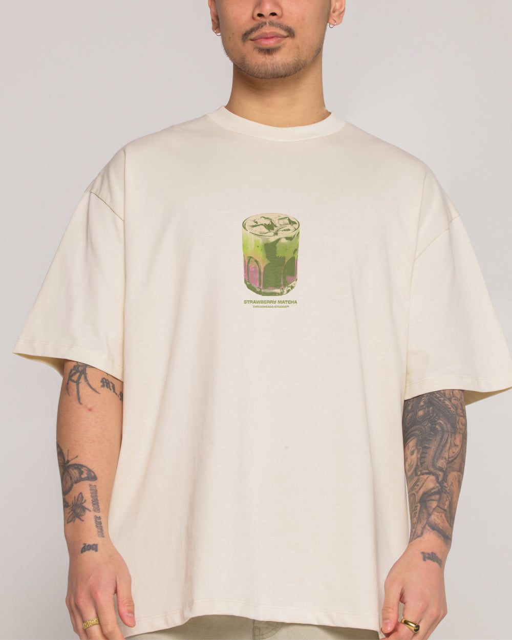 Strawberry Matcha Oversized Tee Threadheads Australia Online