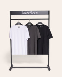 Classic Tee 3-Pack: Black, Charcoal, White