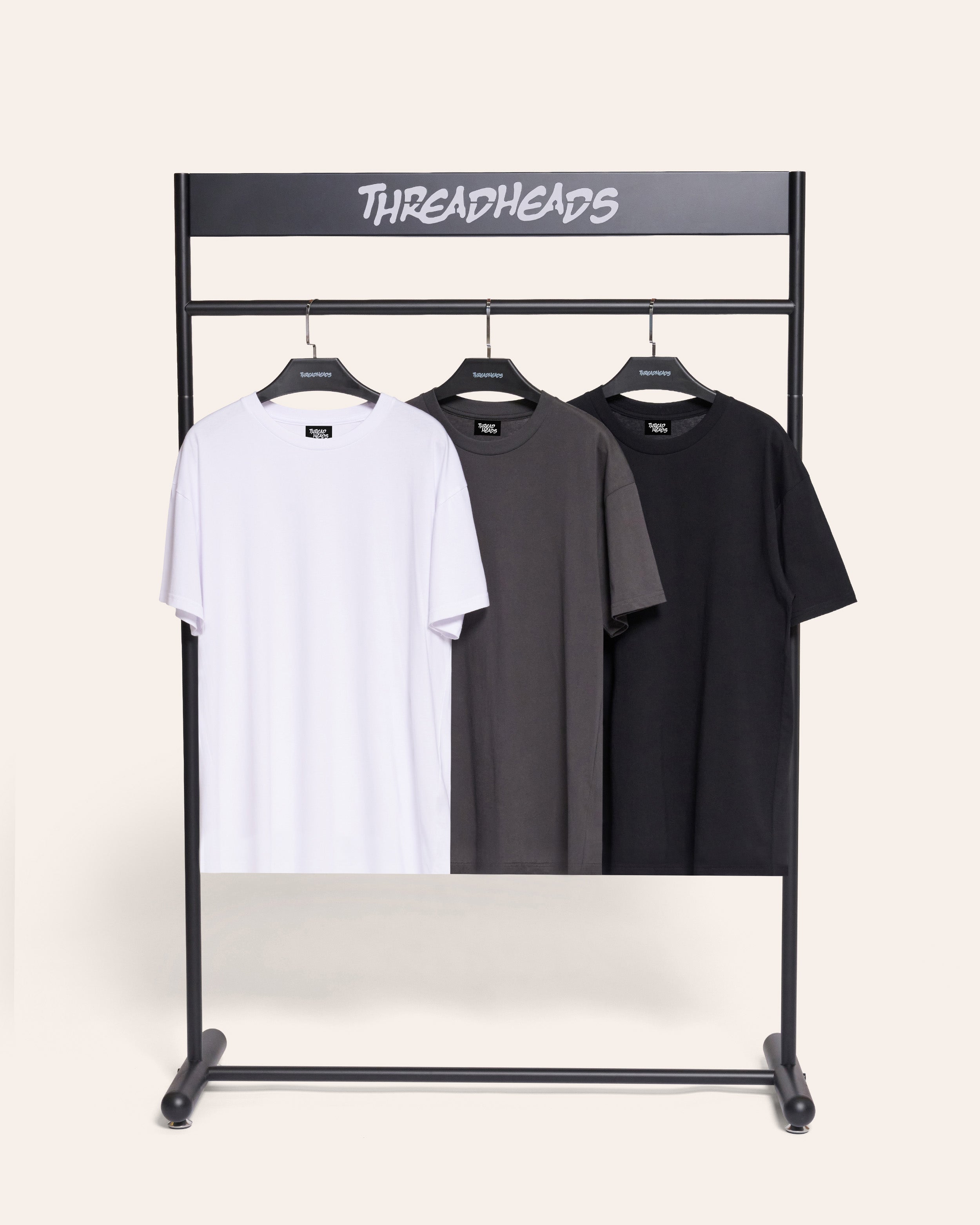 Classic Tee 3-Pack: Black, Charcoal, White
