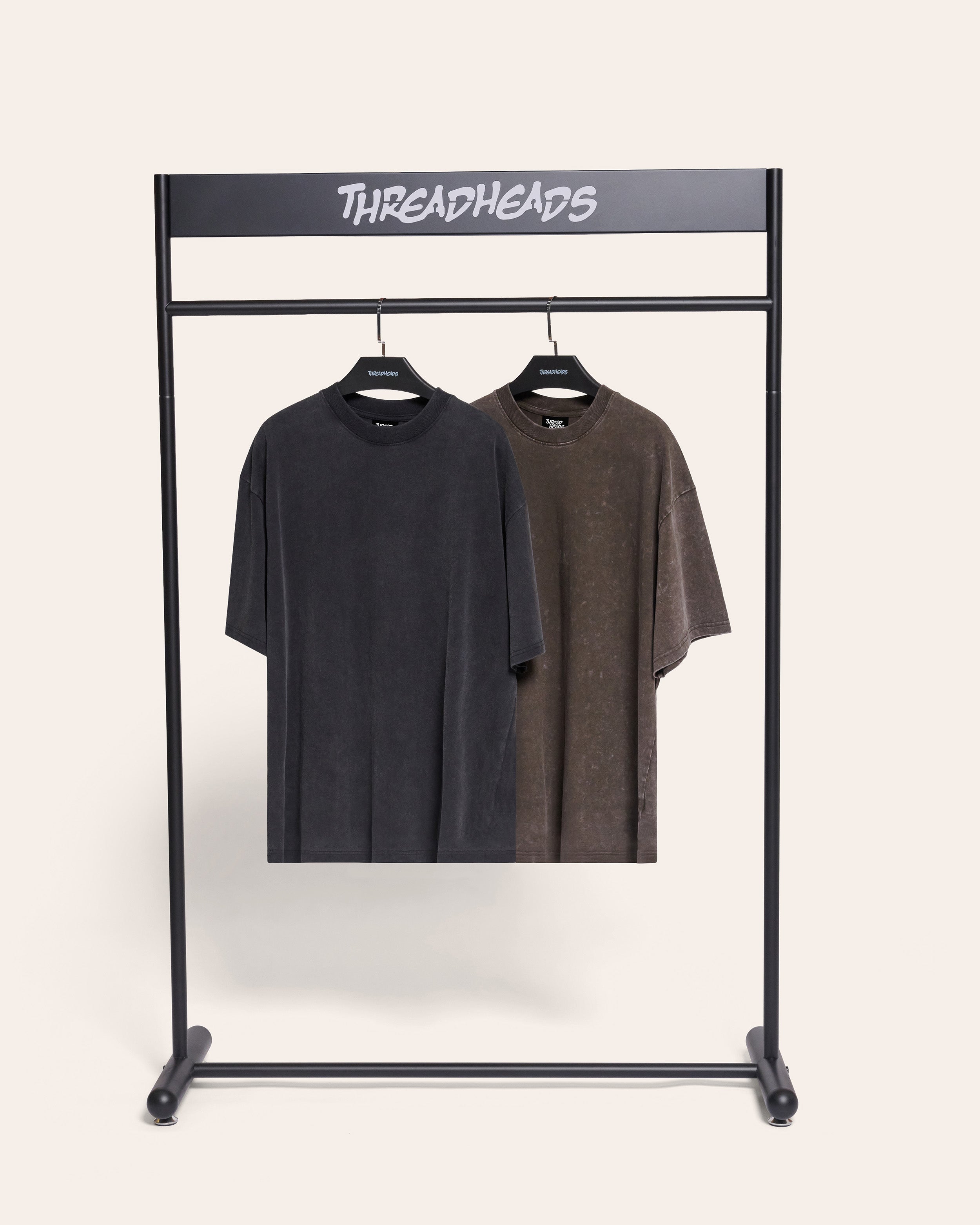 Wash Tee 2 Pack: Black Stone, Grey Stone