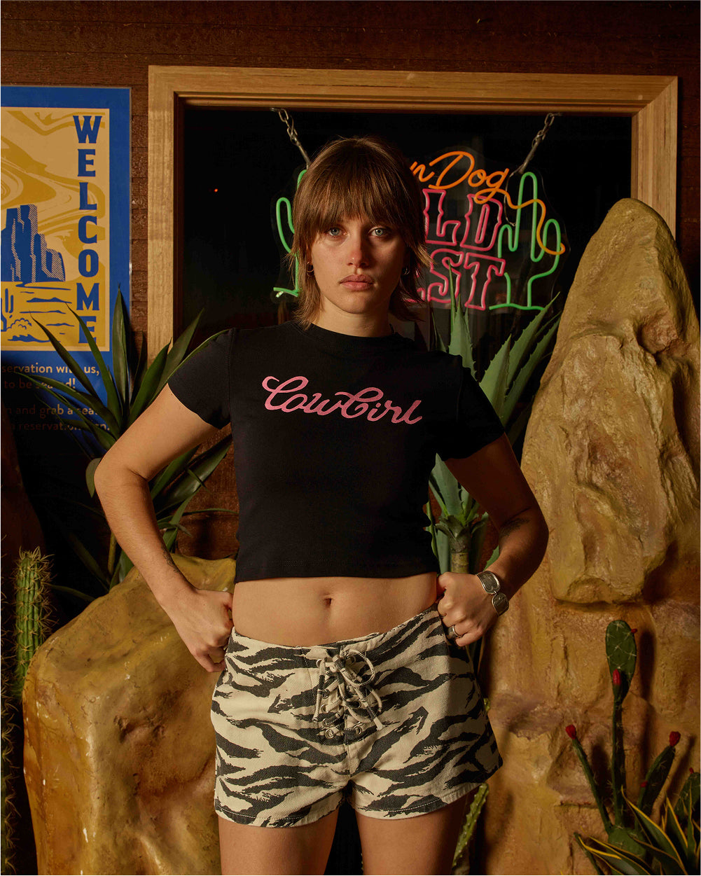 Cowgirl Baby Baby Tee #colour_black