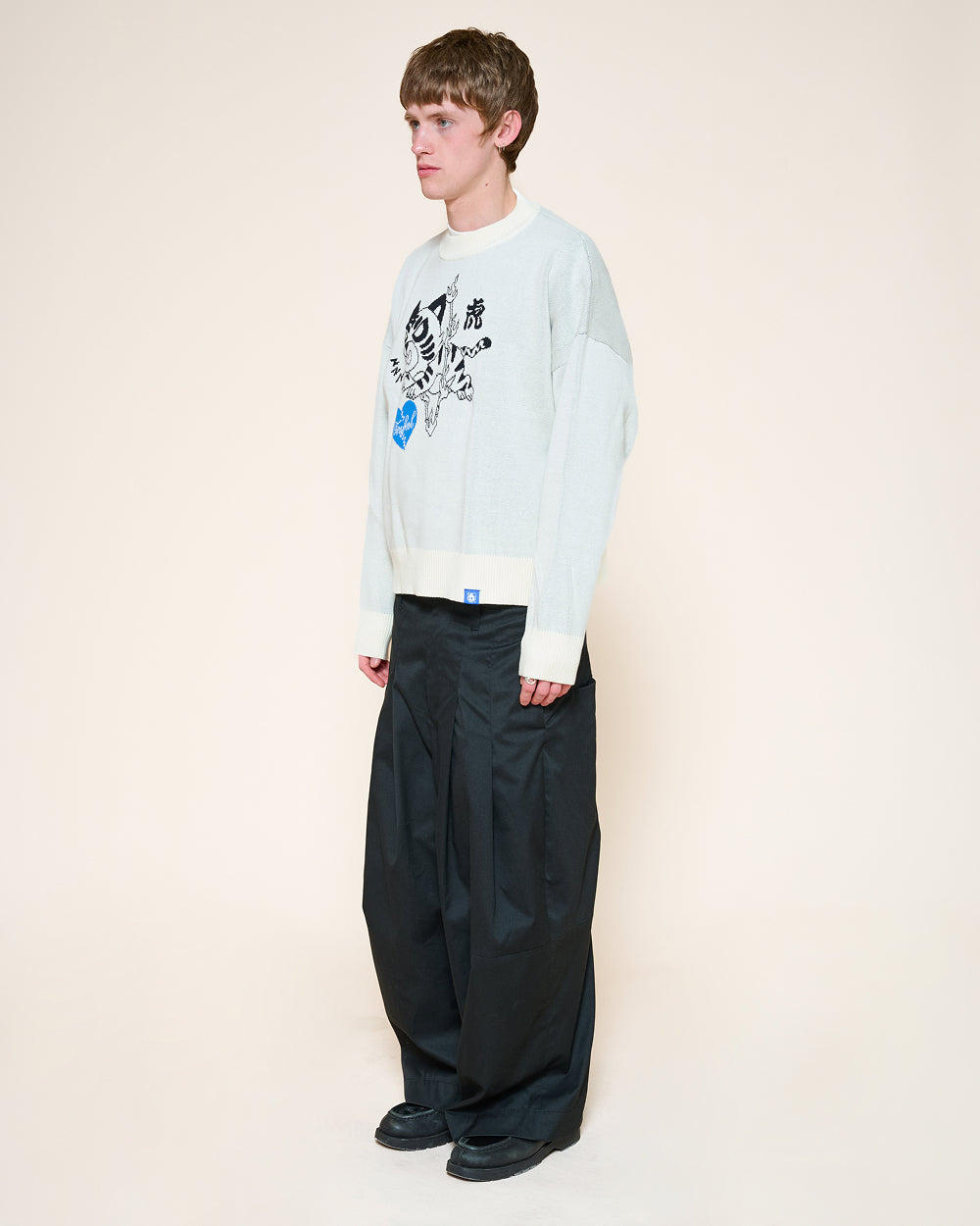 Tiger Leap Over Knit Sweater