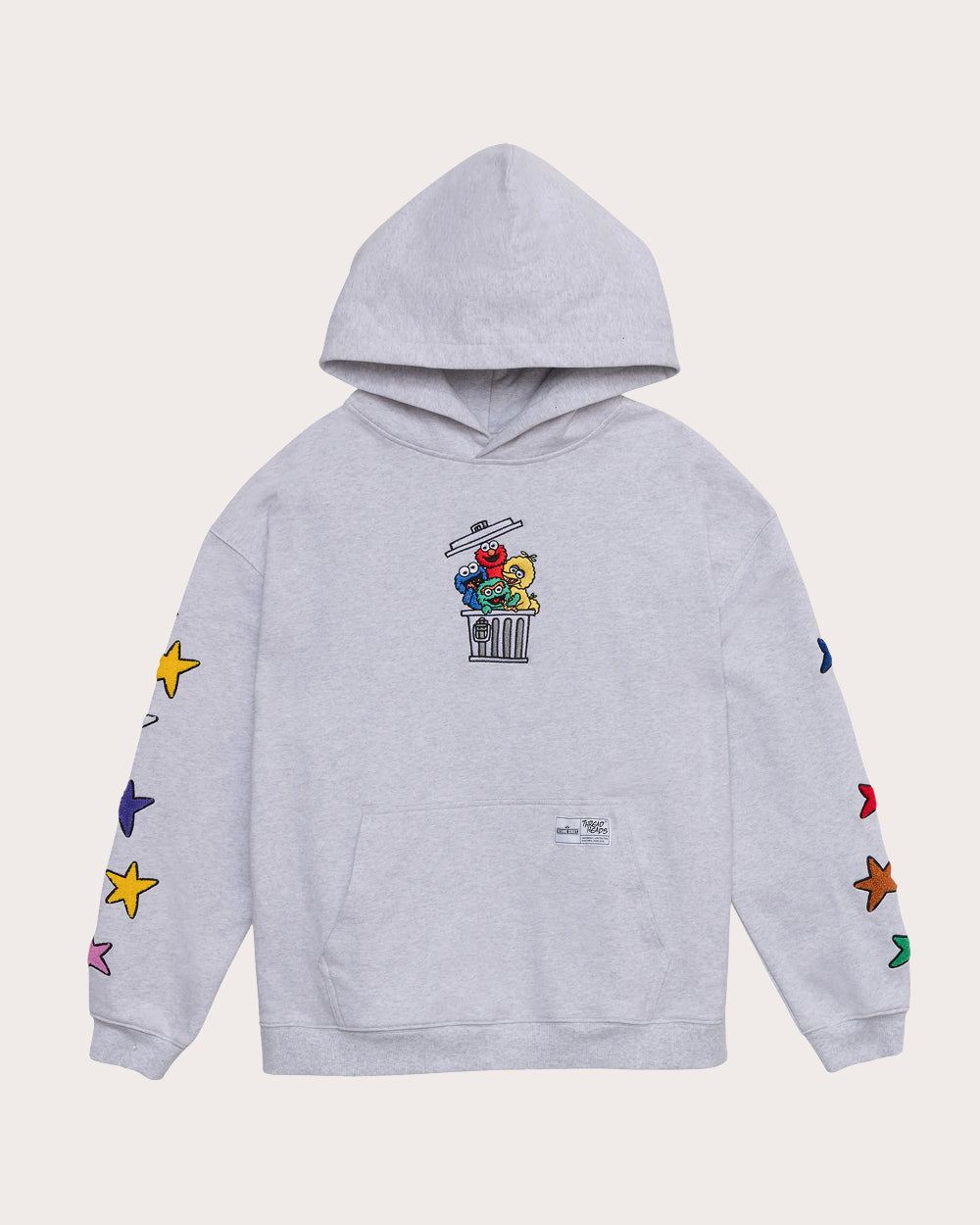 Tokyo Bin Party Grey Hoodie | Official Sesame Street Merchandise