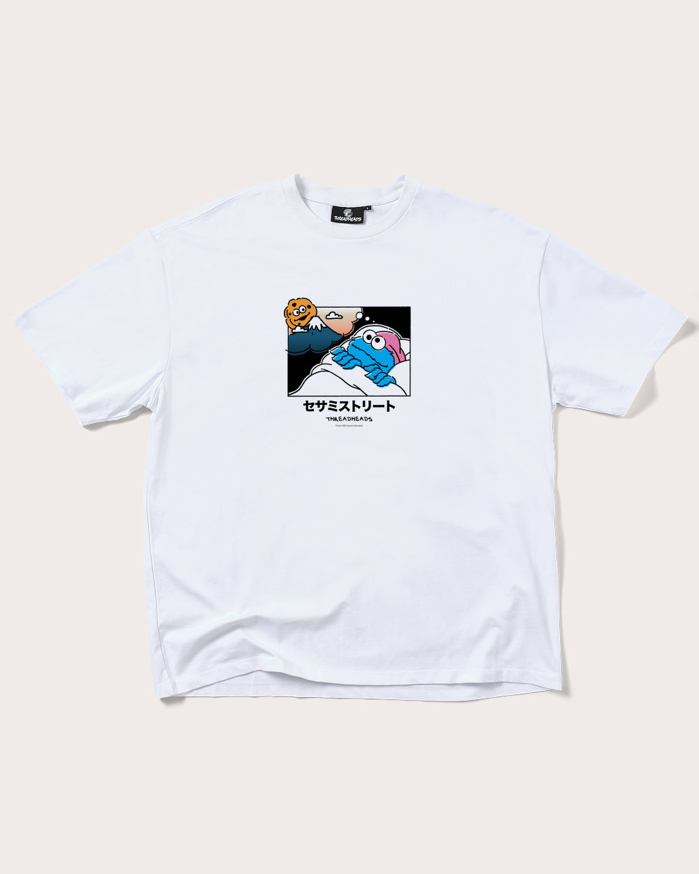 Cookie Monster Fuji Dreaming Oversized Tee | Official Sesame
