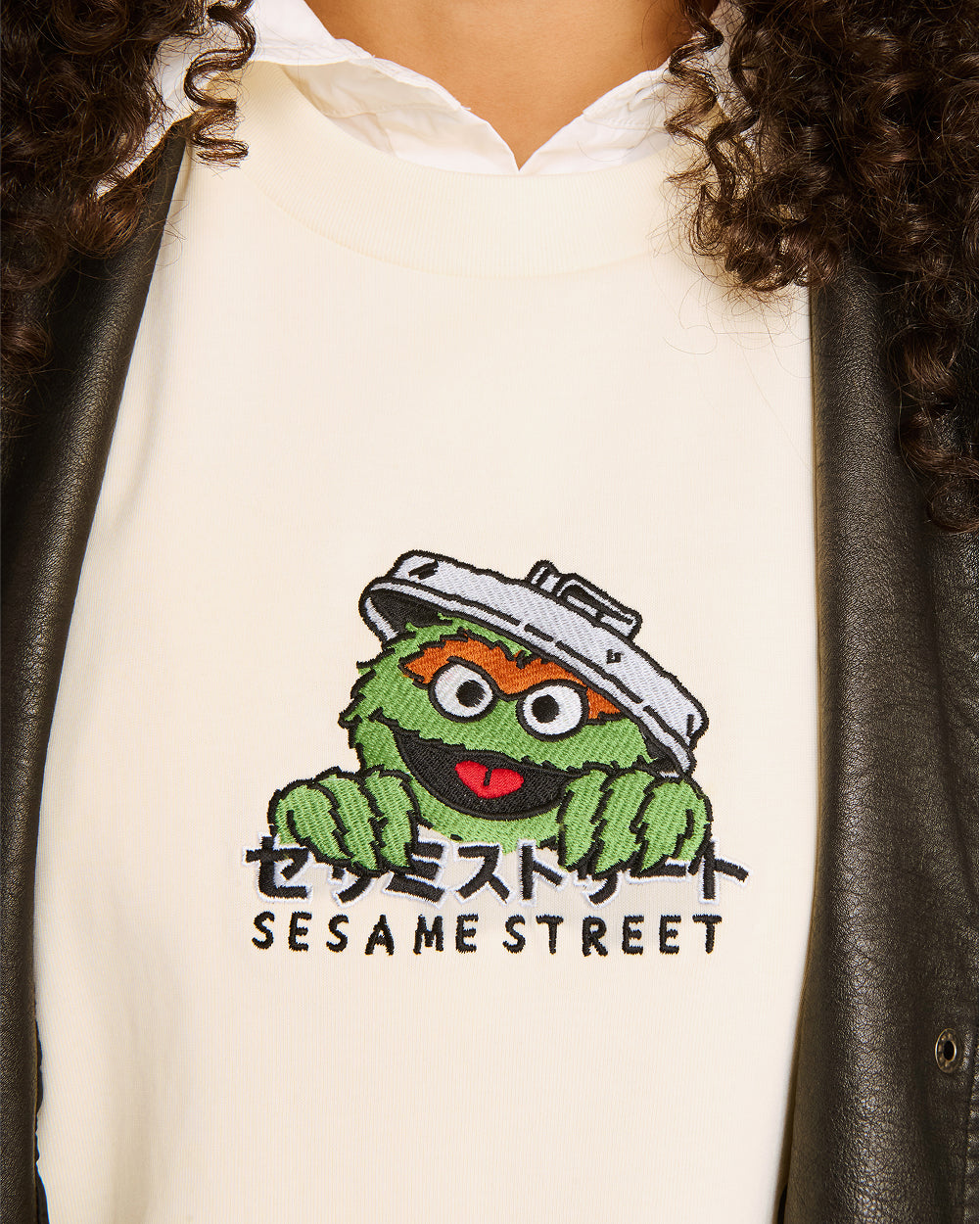 Oscar Tokyo Oversized Embroidered Tee