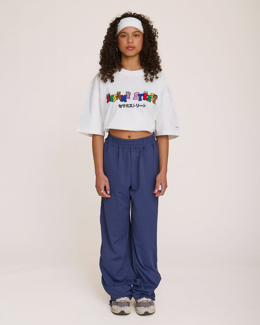 Tokyo Bin Party White Oversized Tee