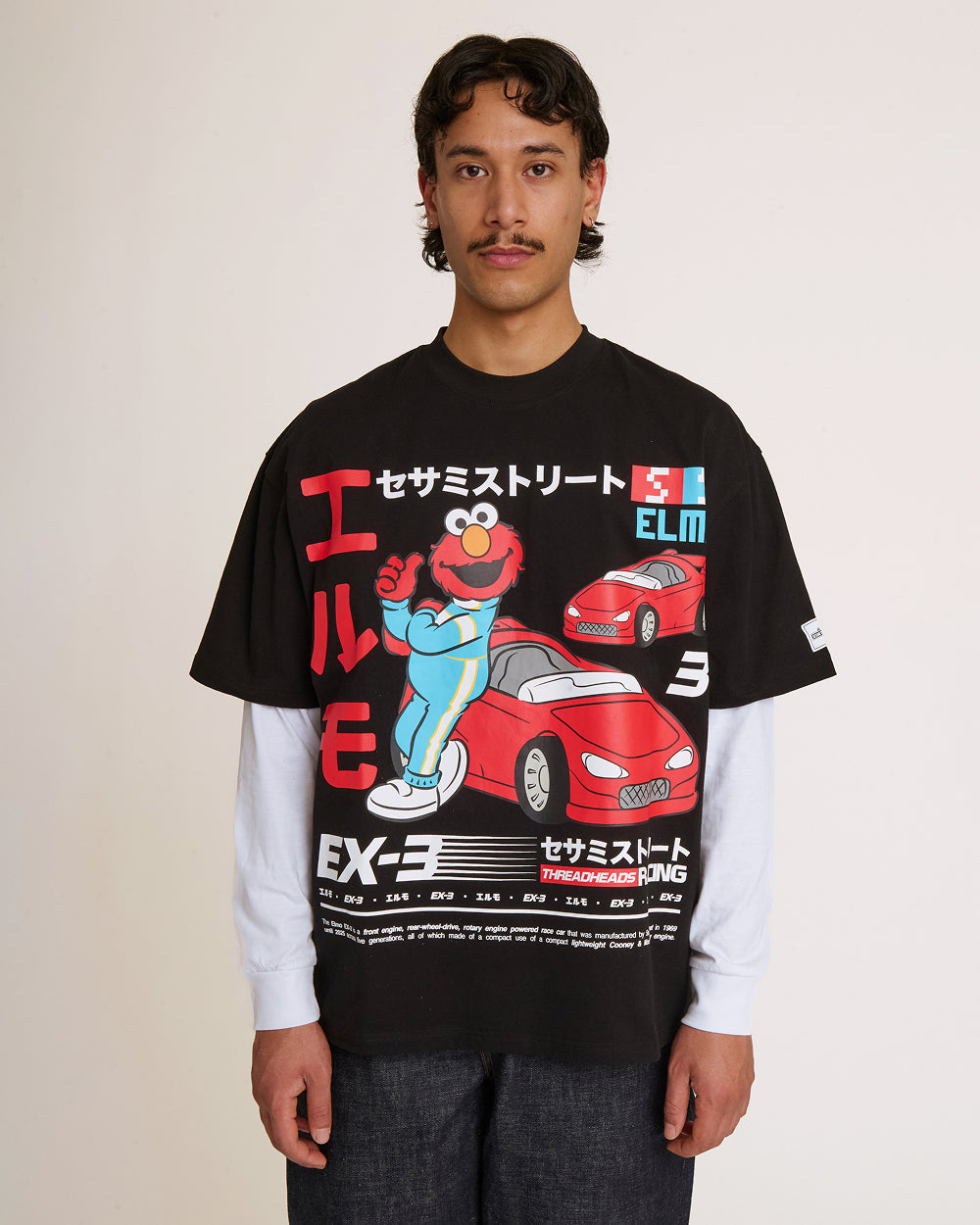 Elmo Tokyo Drift Oversized Tee Australia Threadheads Online