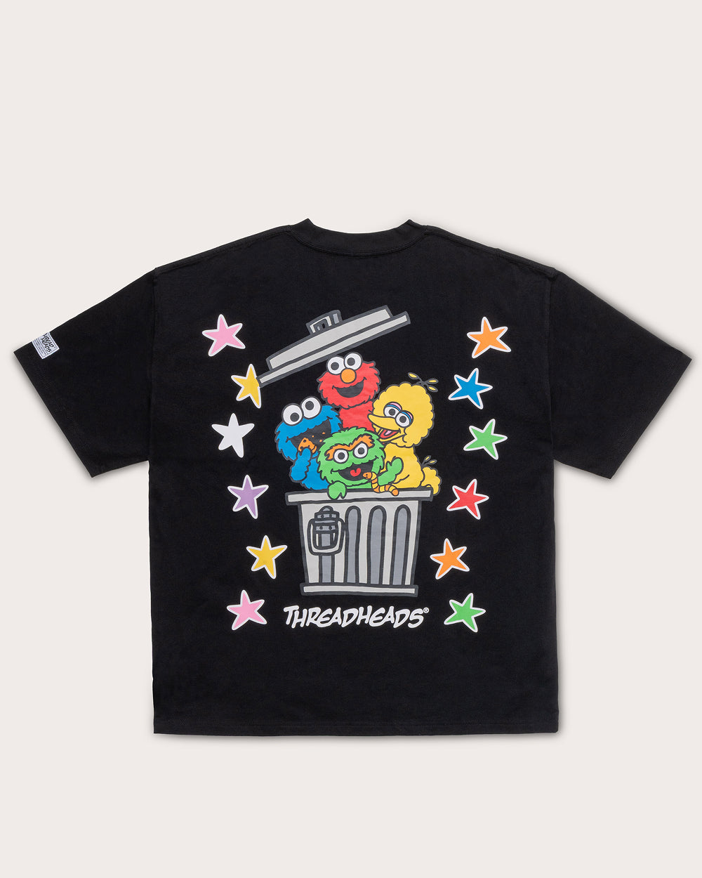 Tokyo Bin Party Black Oversized Tee