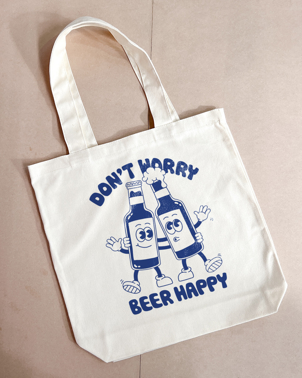 Don't Worry, Beer Happy Tote Bag Australia Online