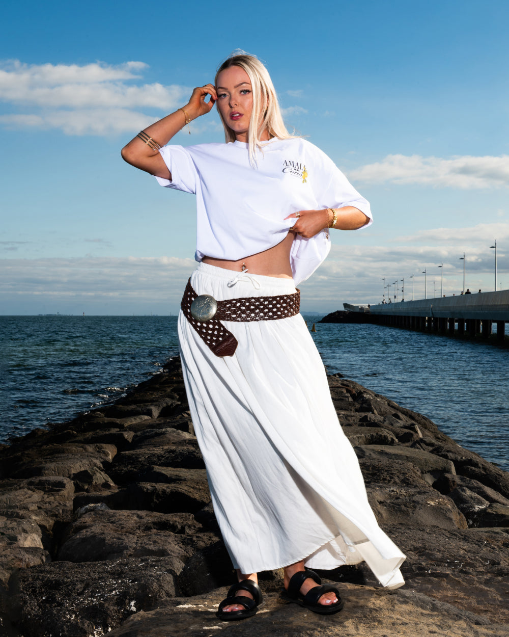 Amalfi Coast Oversized Tee Online Australia