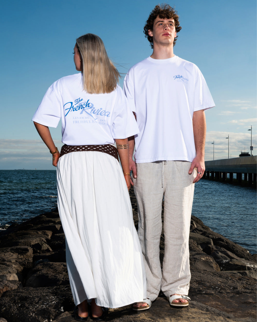 French Riviera Oversized Tee Online Australia