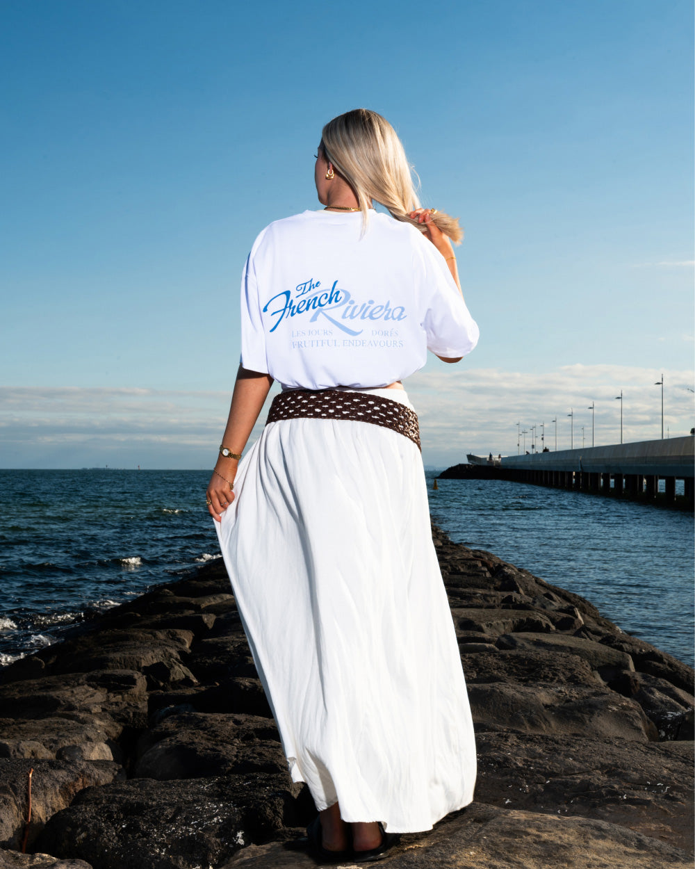 French Riviera Oversized Tee Online Australia