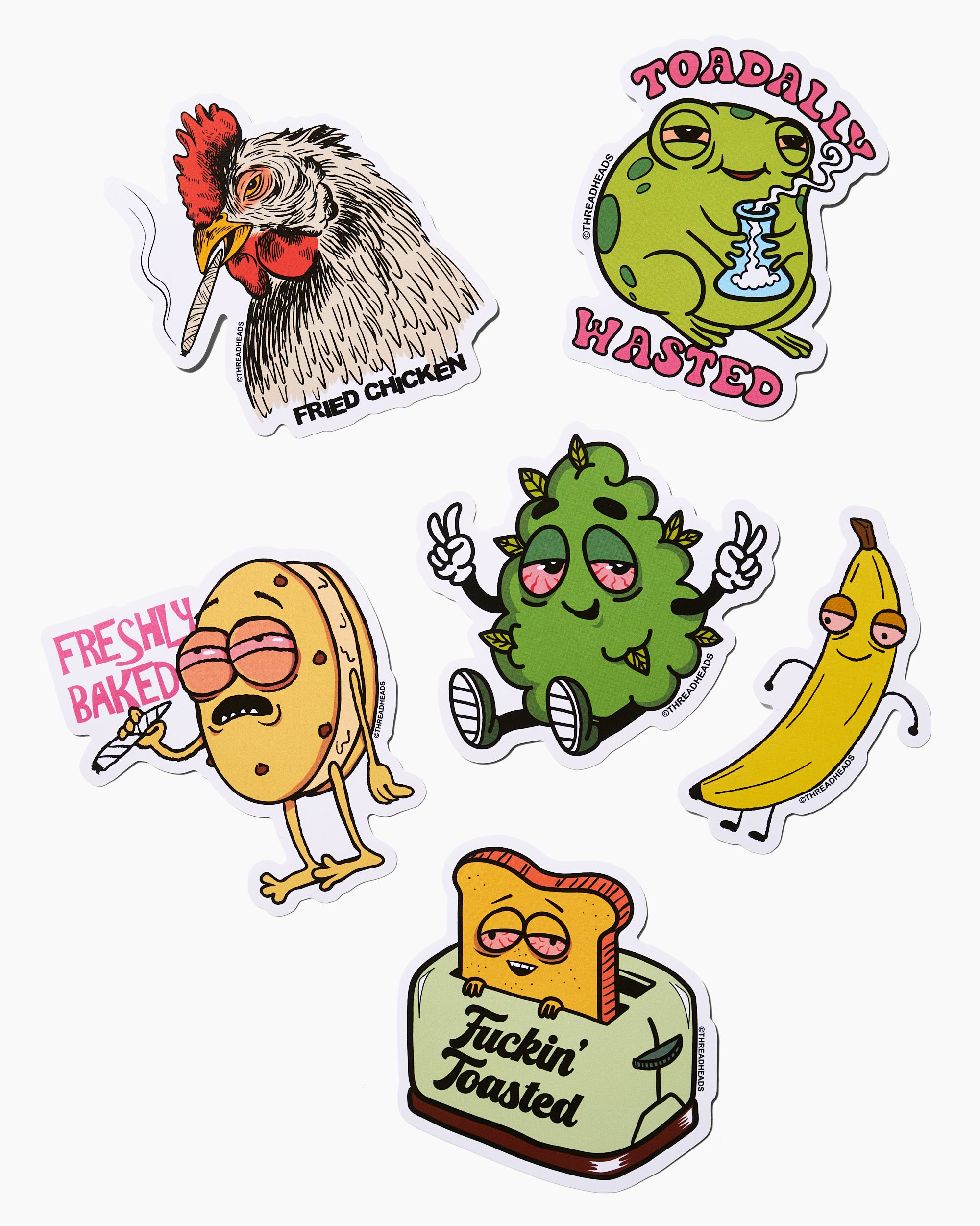 The Wasted Sticker Pack Australia Online