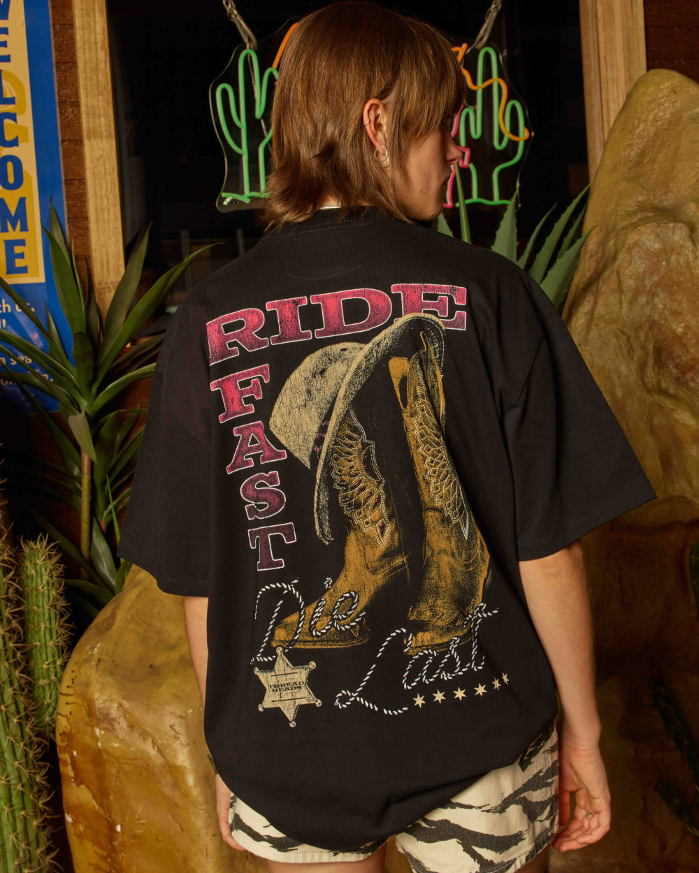 Ride Fast Oversized Tee Australia Online