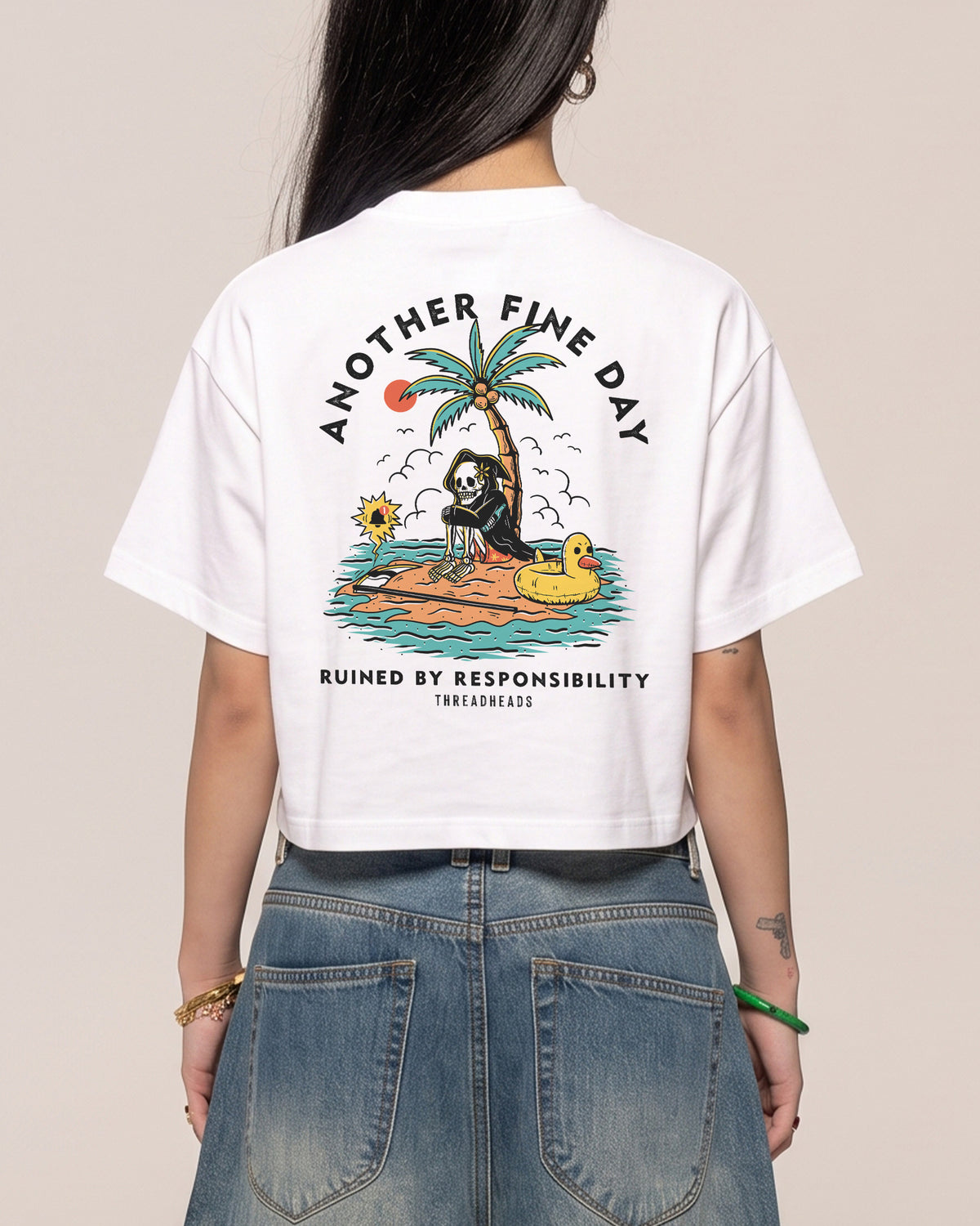Another Fine Day Crop Tee