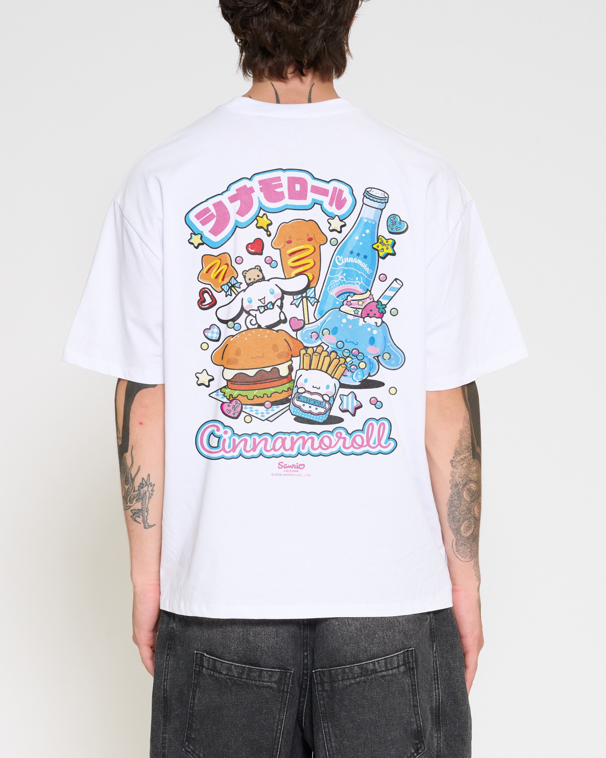 Cinnamoroll Kawaii Oversized Tee Official Hello Kitty and Friends collab Threadheads