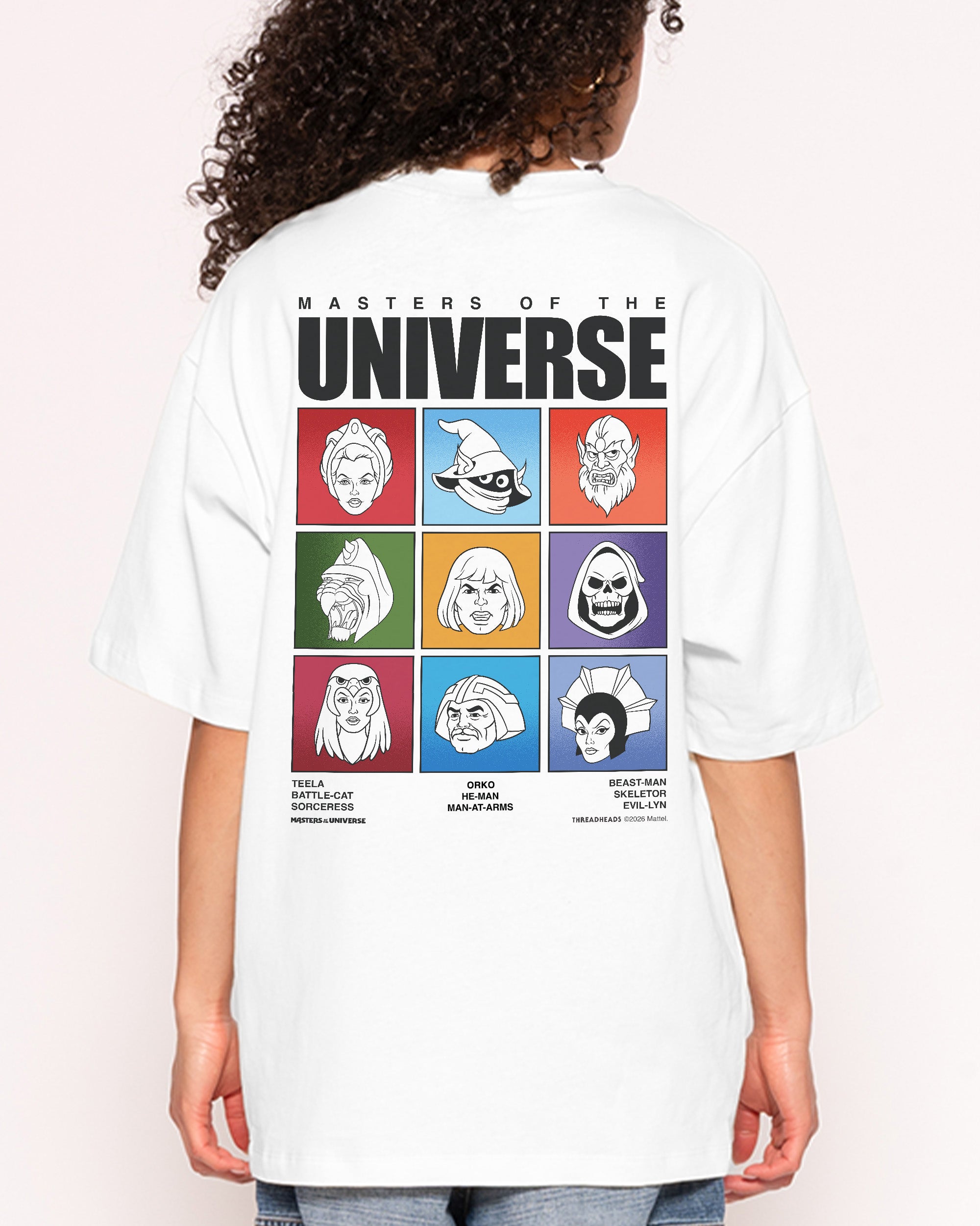 MOTU Squares Oversized Tee