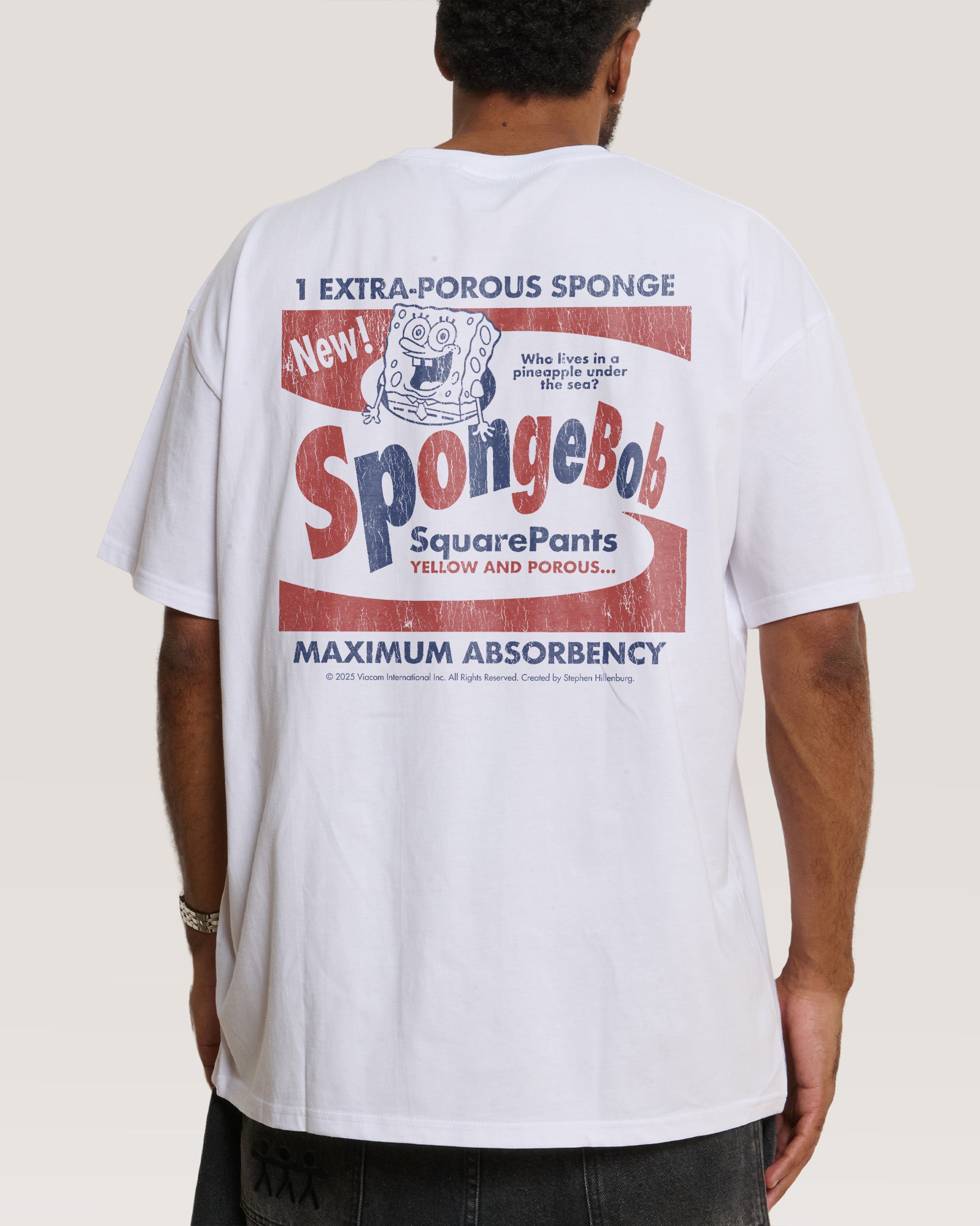 Spongebob Bob White T-Shirt
