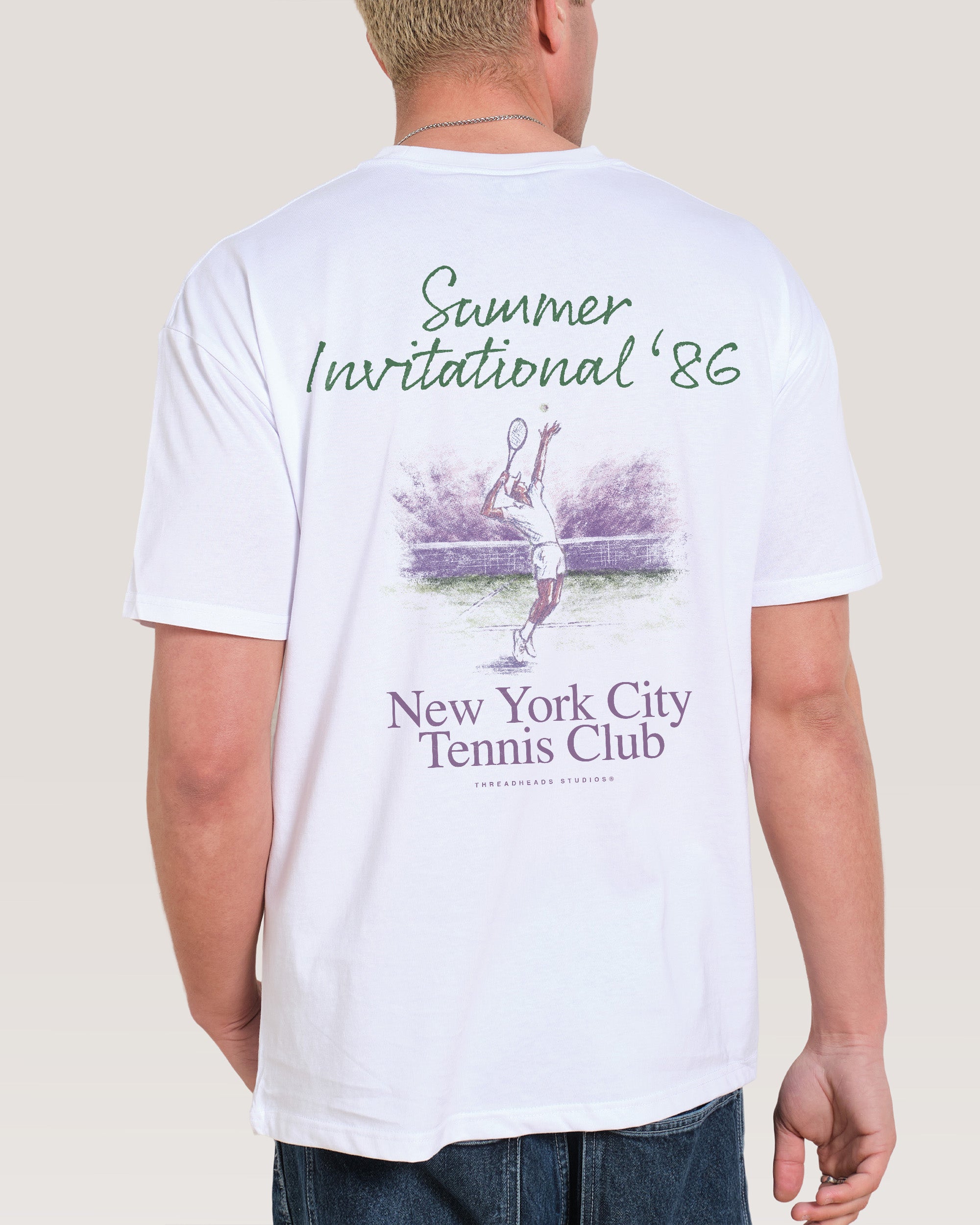 NYC Tennis Club White T-Shirt