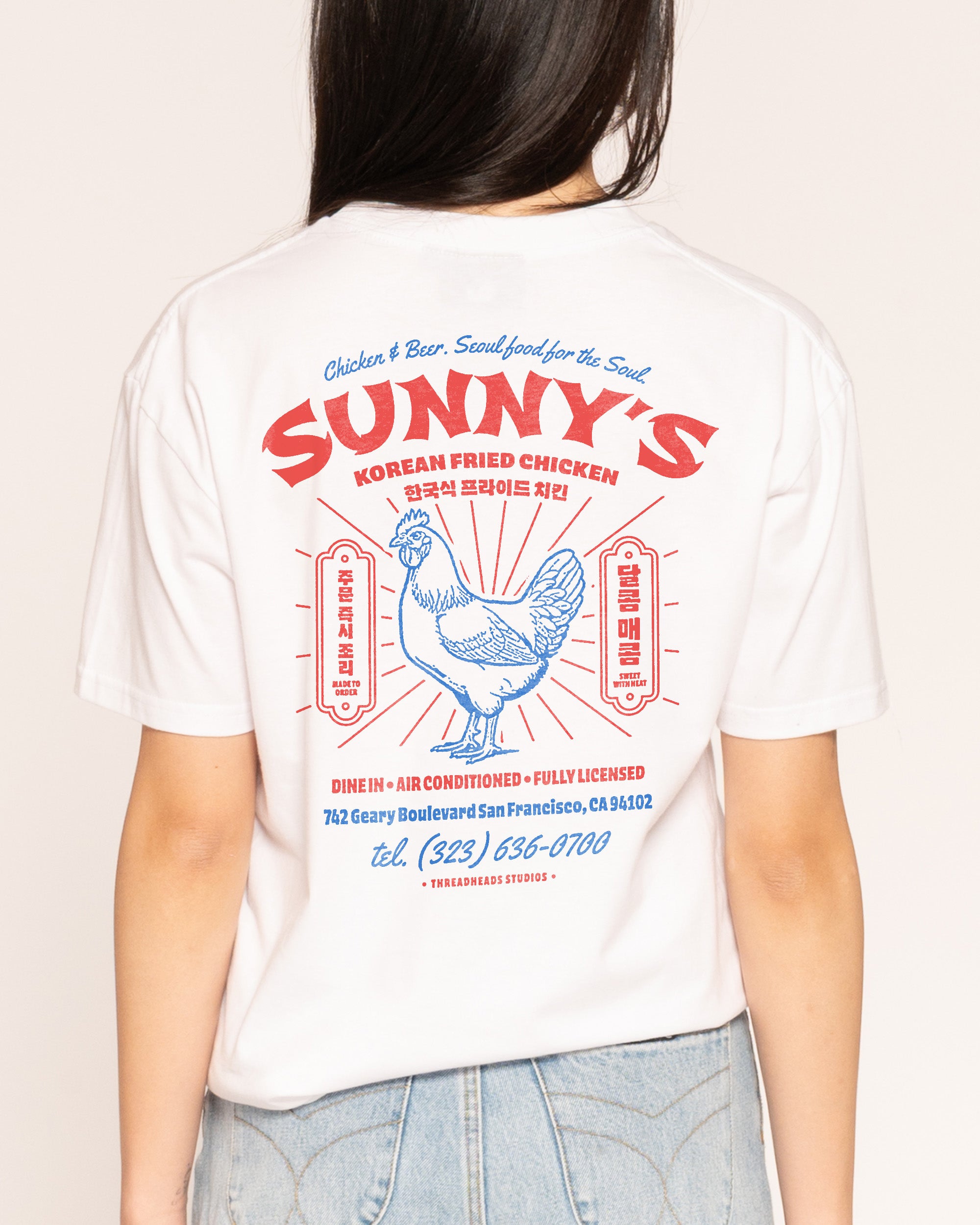 Korean Fried Chicken White T-Shirt