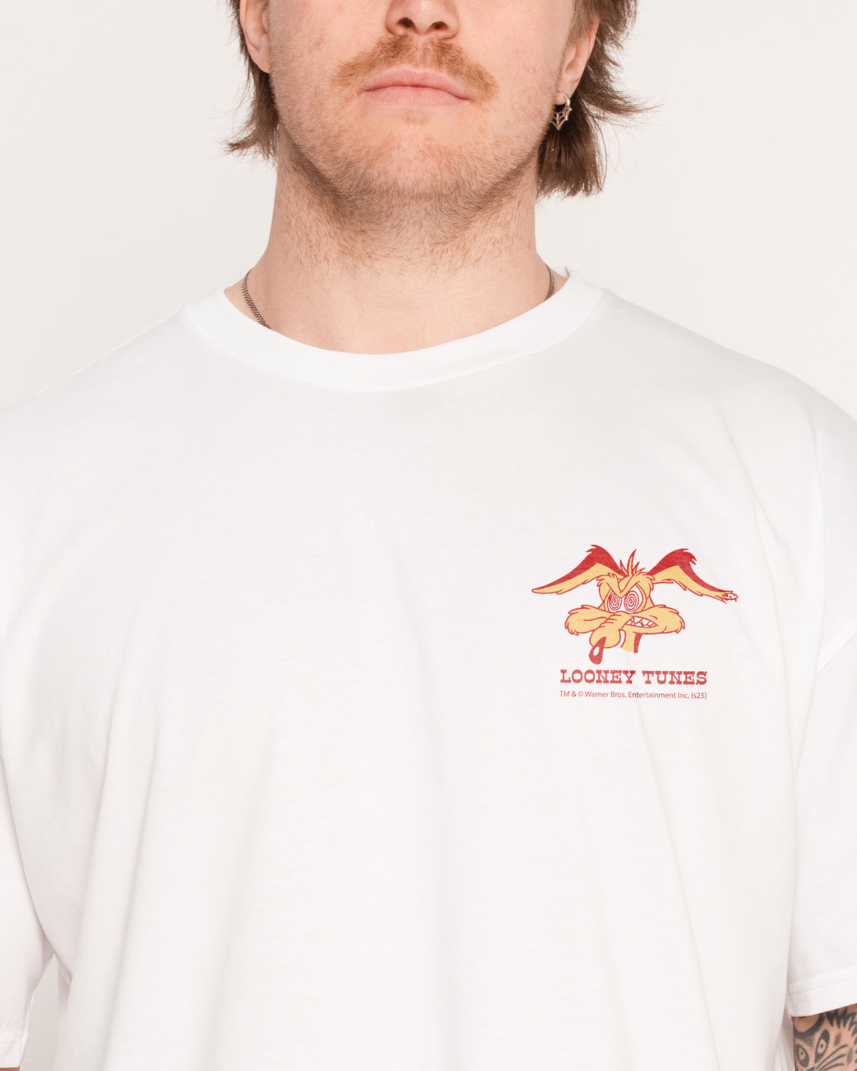 Wanted: Wile E Coyote White T-Shirt