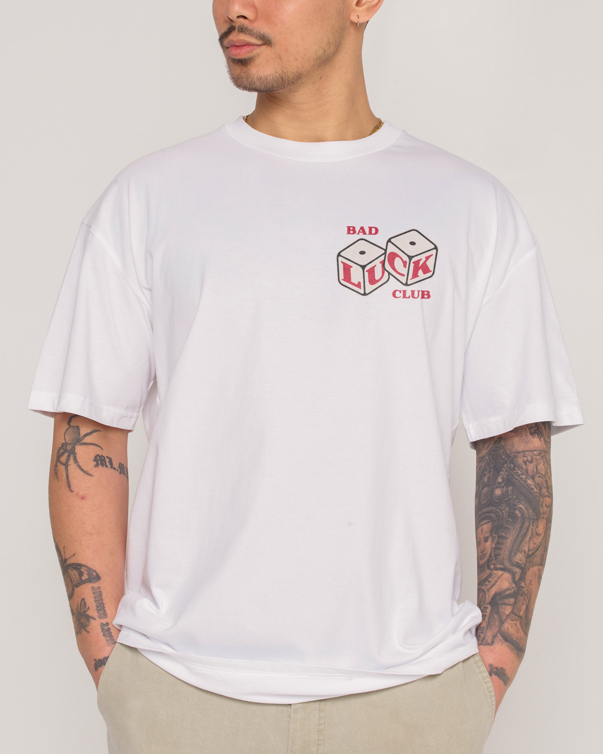 Bad Luck Club White T-Shirt