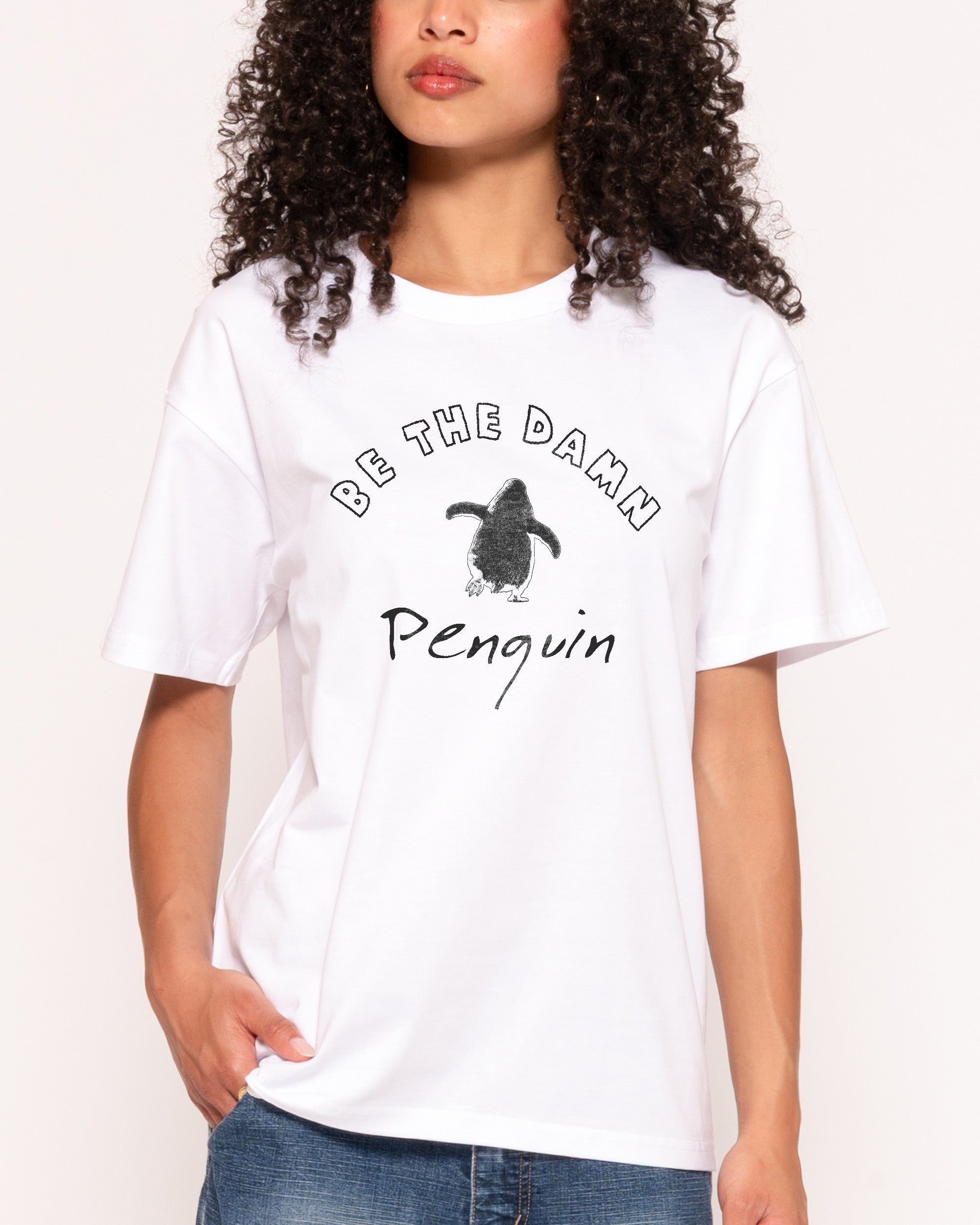 Nihilist Penguin White T-Shirt