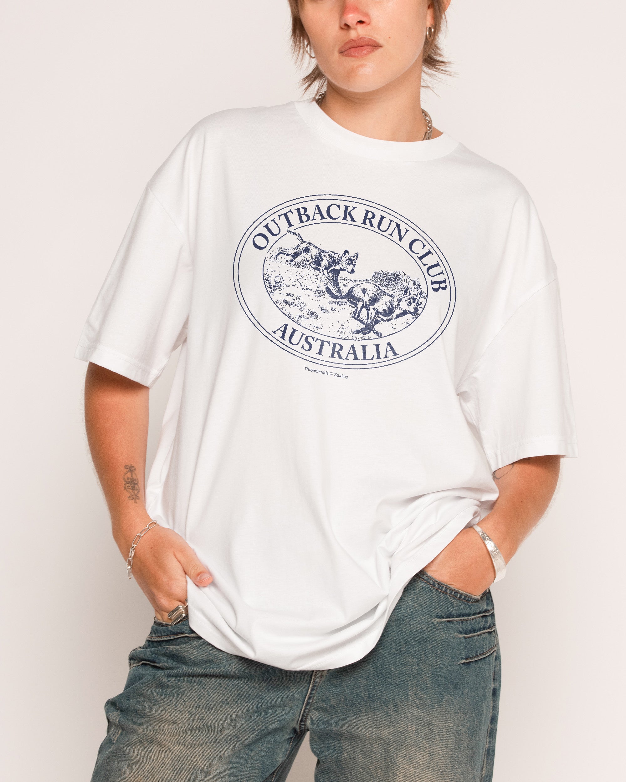 Dingo Outback Run Club T-Shirt Australia Threadheads Online