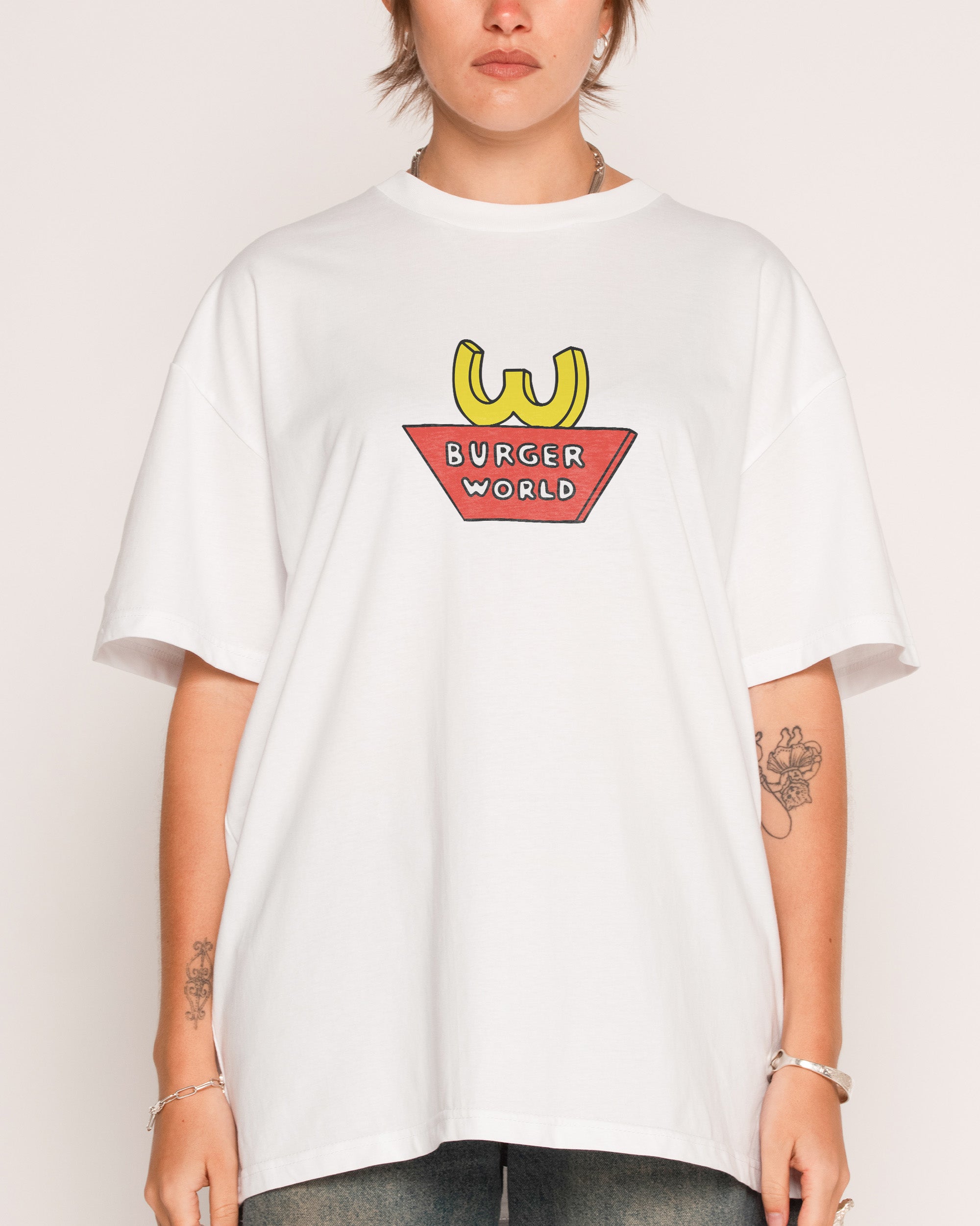 Burger World Oversized Tee Threadheads Australia Online