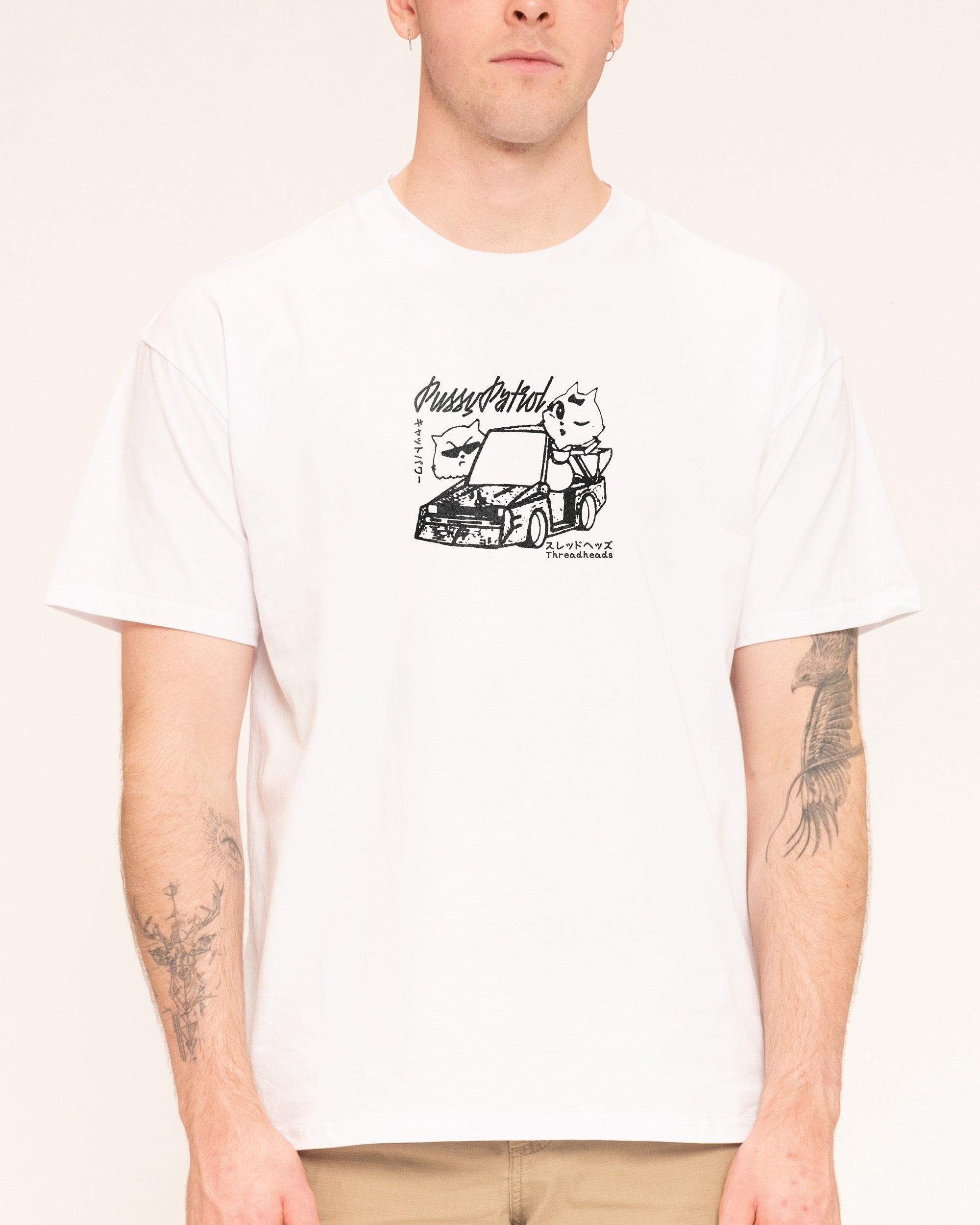 Pussy Patrol White T-Shirt
