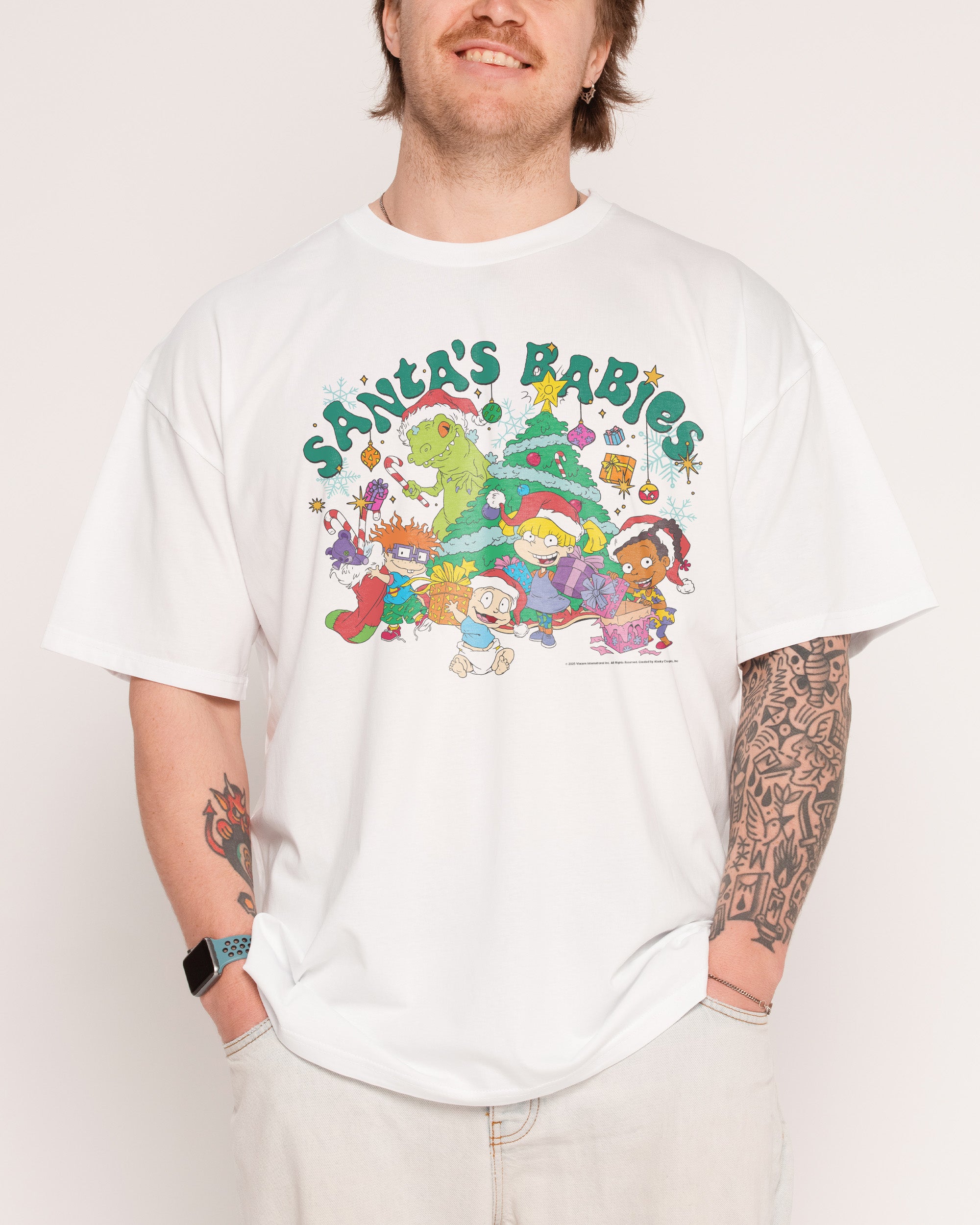 Santa's Babies White T-Shirt