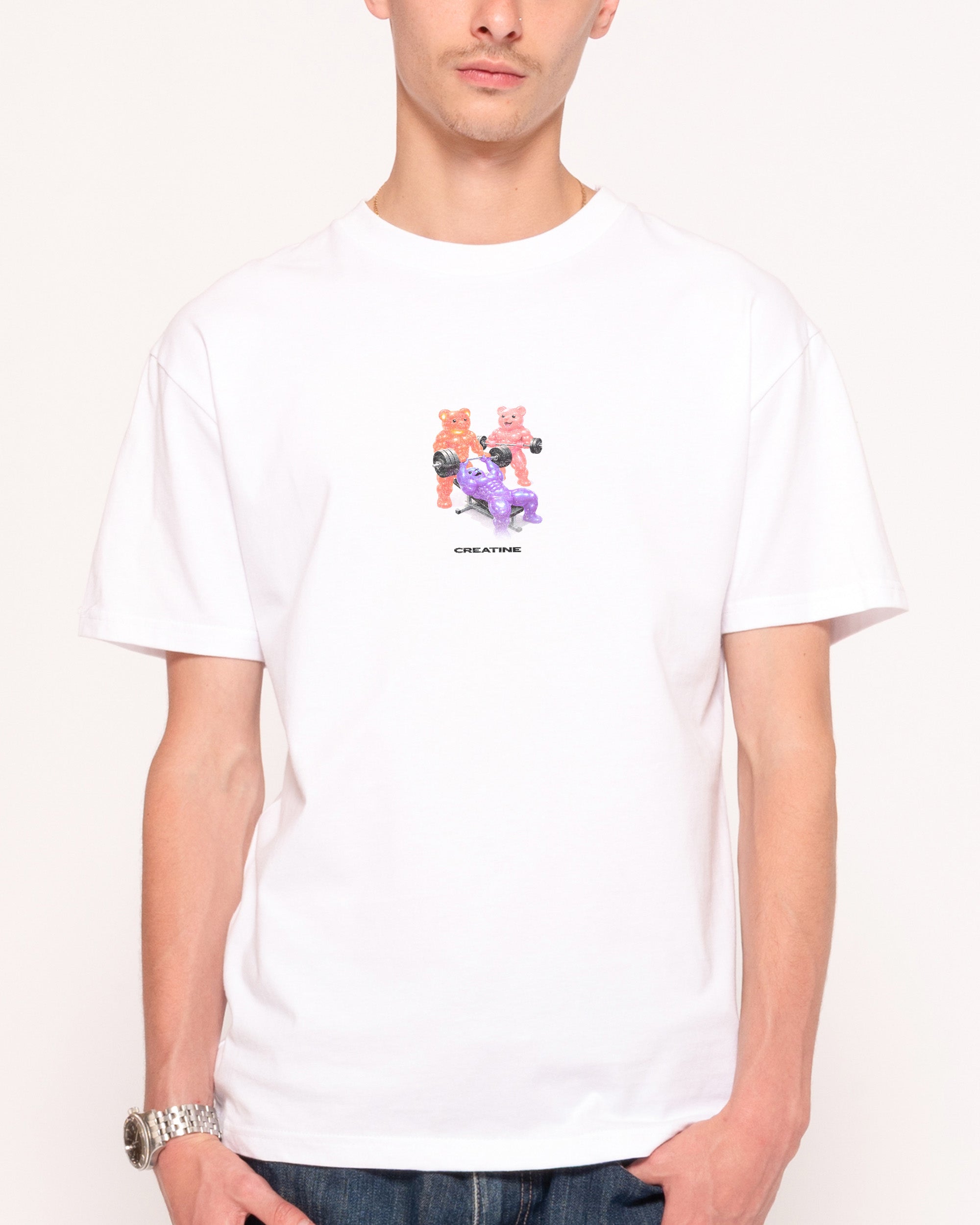 Creatine Gummies White T-Shirt