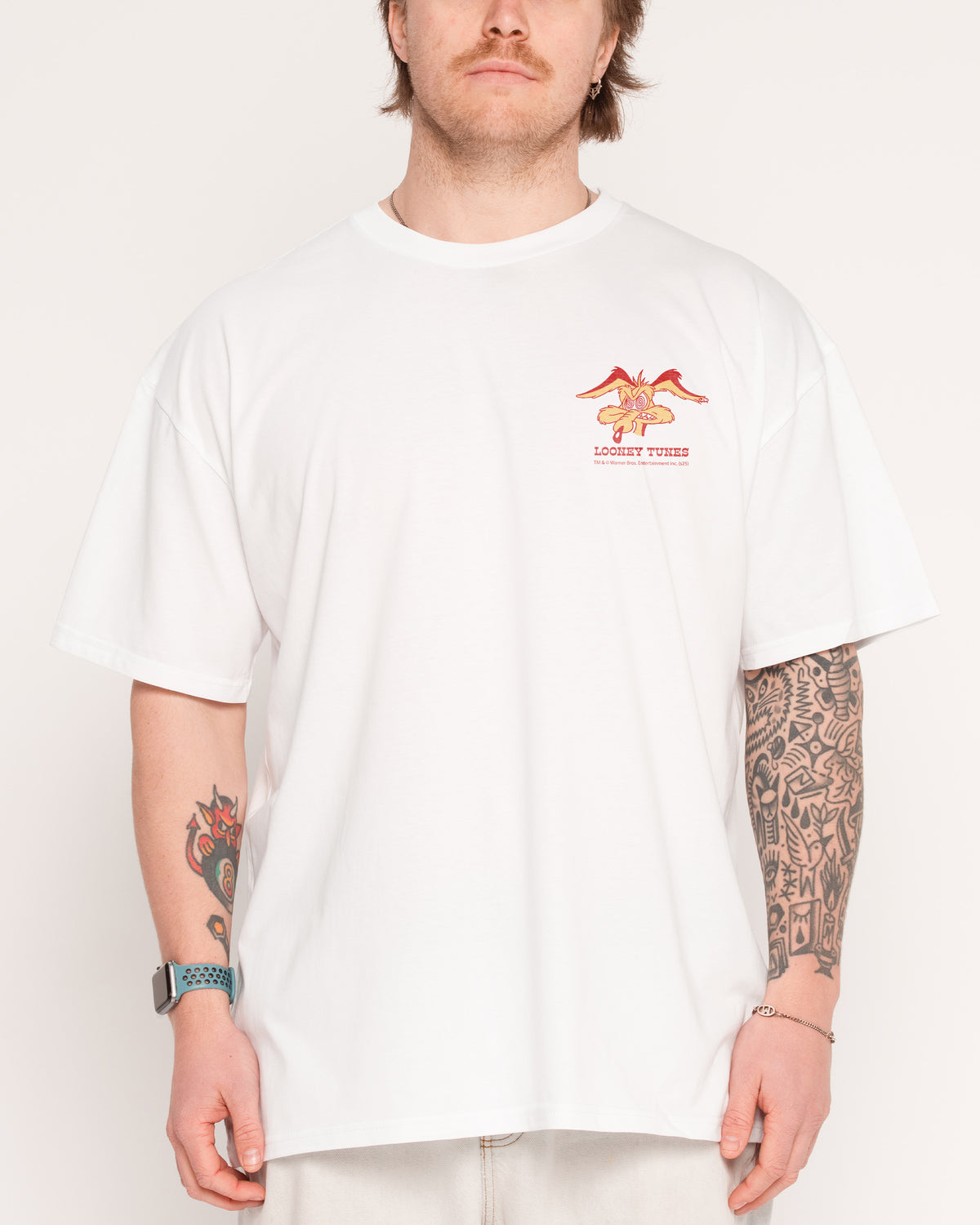 Wanted: Wile E Coyote White T-Shirt