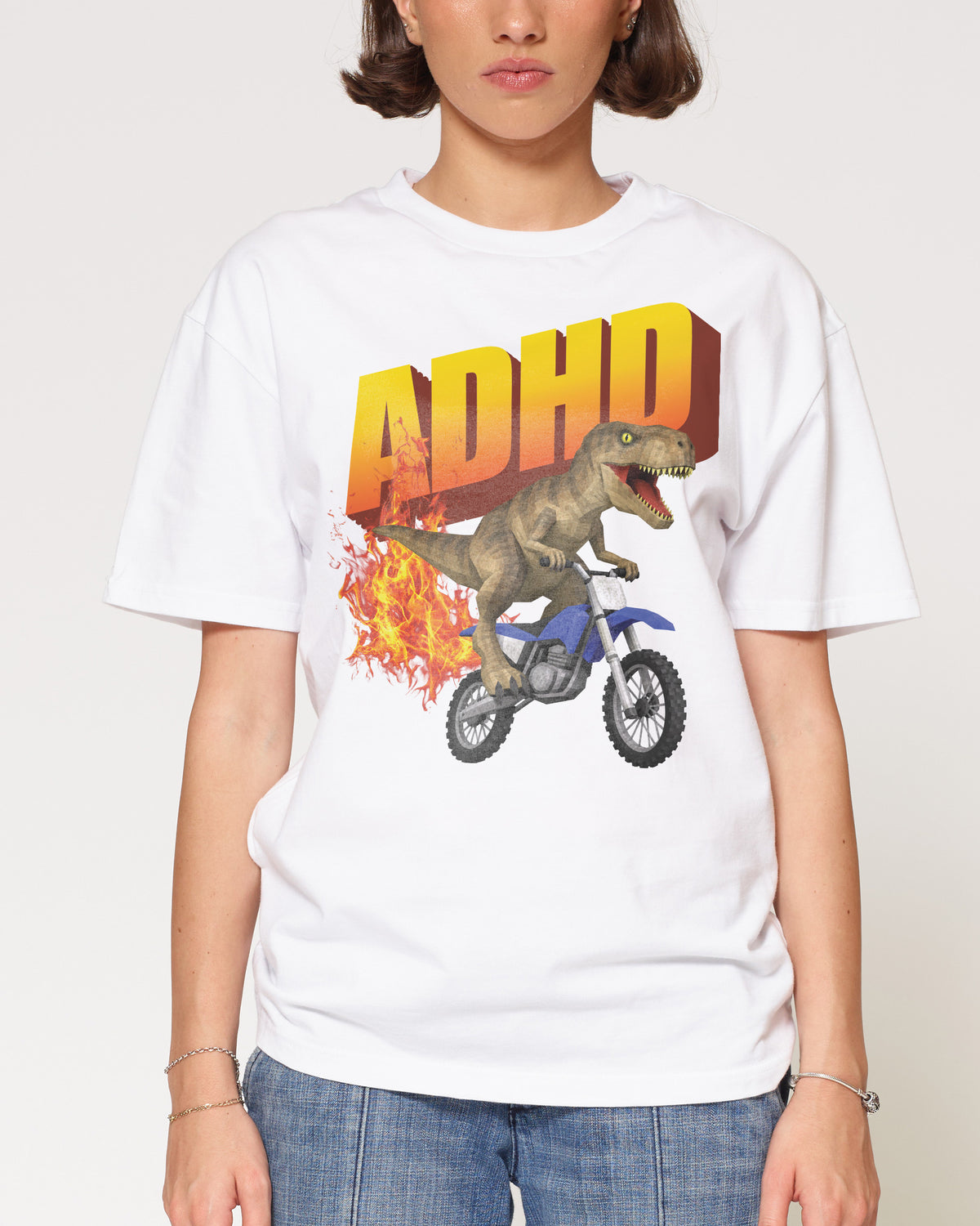 ADHD White T-Shirt